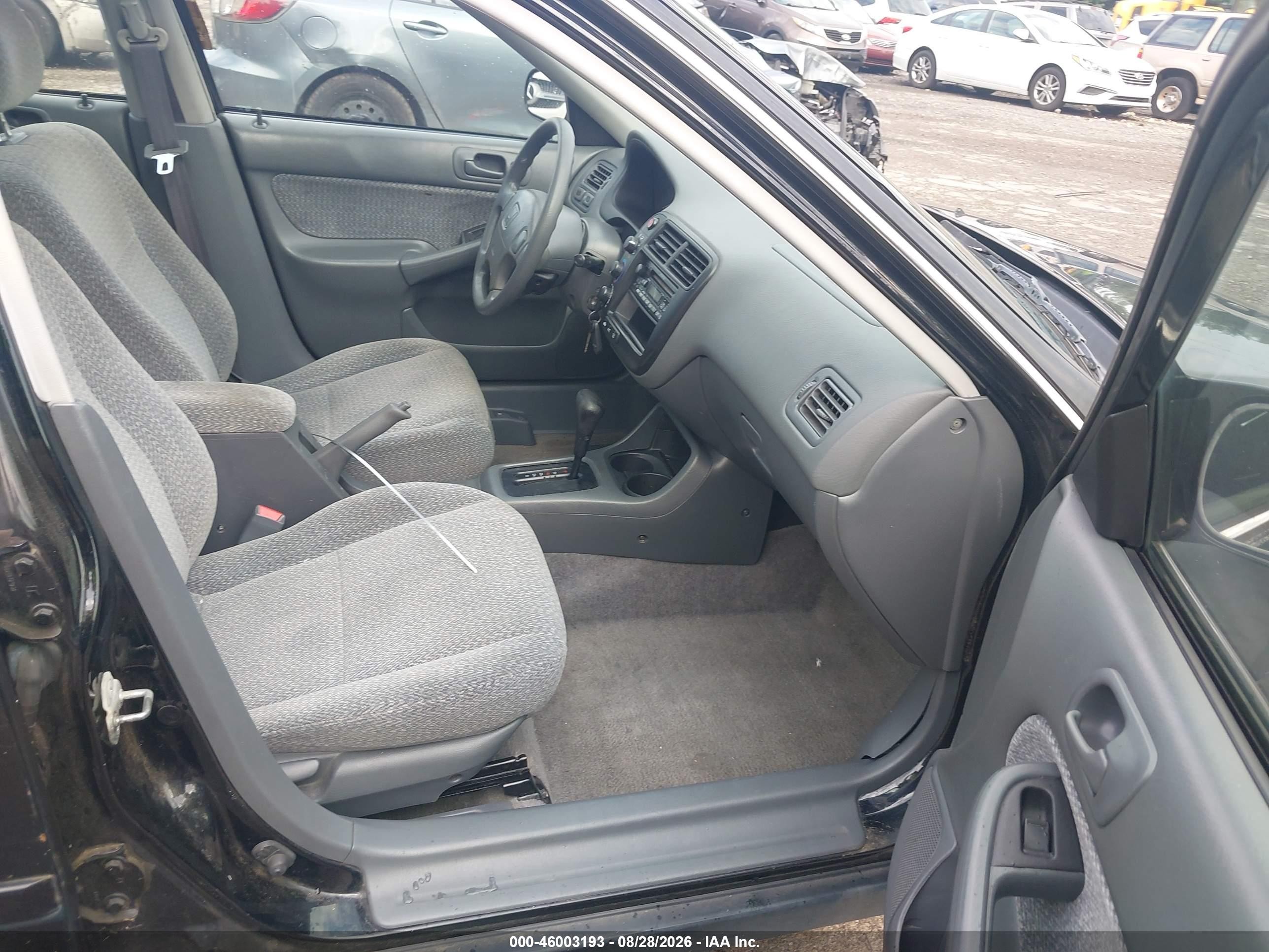 2000 Honda Civic Ex Black vin: 2HGEJ8640YH517450