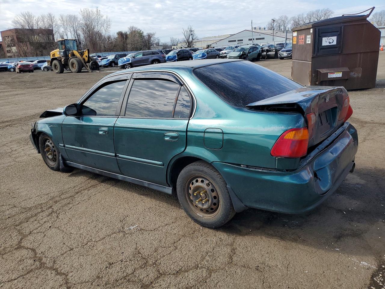 1999 Honda Civic Ex Green vin: 2HGEJ8641XH585545