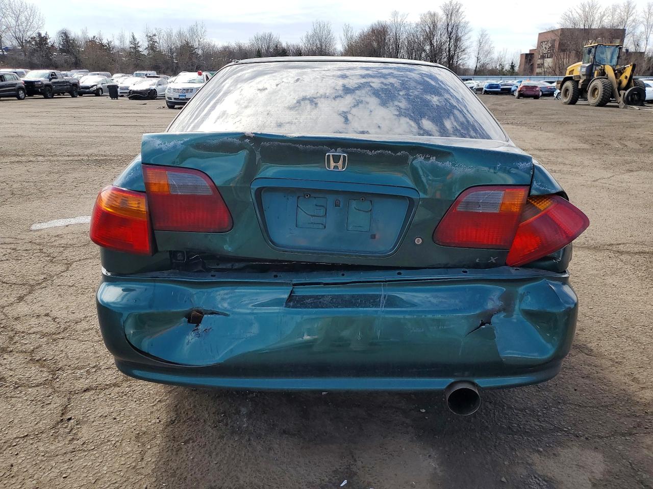 1999 Honda Civic Ex Green vin: 2HGEJ8641XH585545