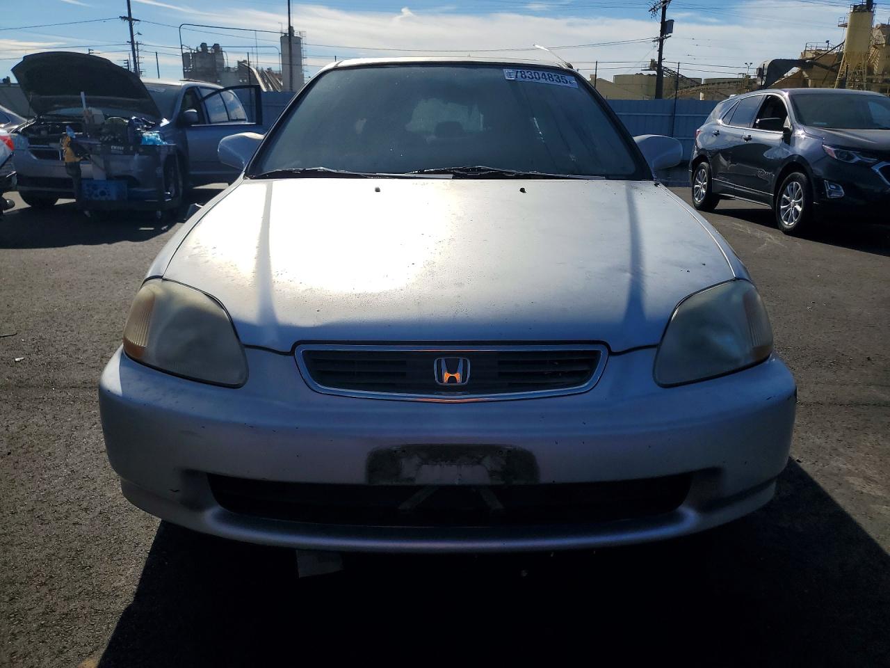 1998 Honda Civic Ex Silver vin: 2HGEJ8642WH510349