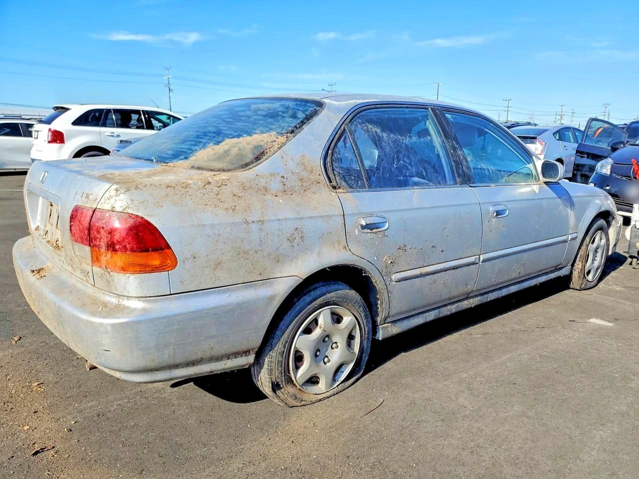 1998 Honda Civic Ex Silver vin: 2HGEJ8642WH510349
