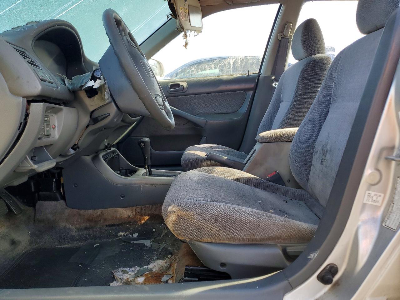 1998 Honda Civic Ex Silver vin: 2HGEJ8642WH510349