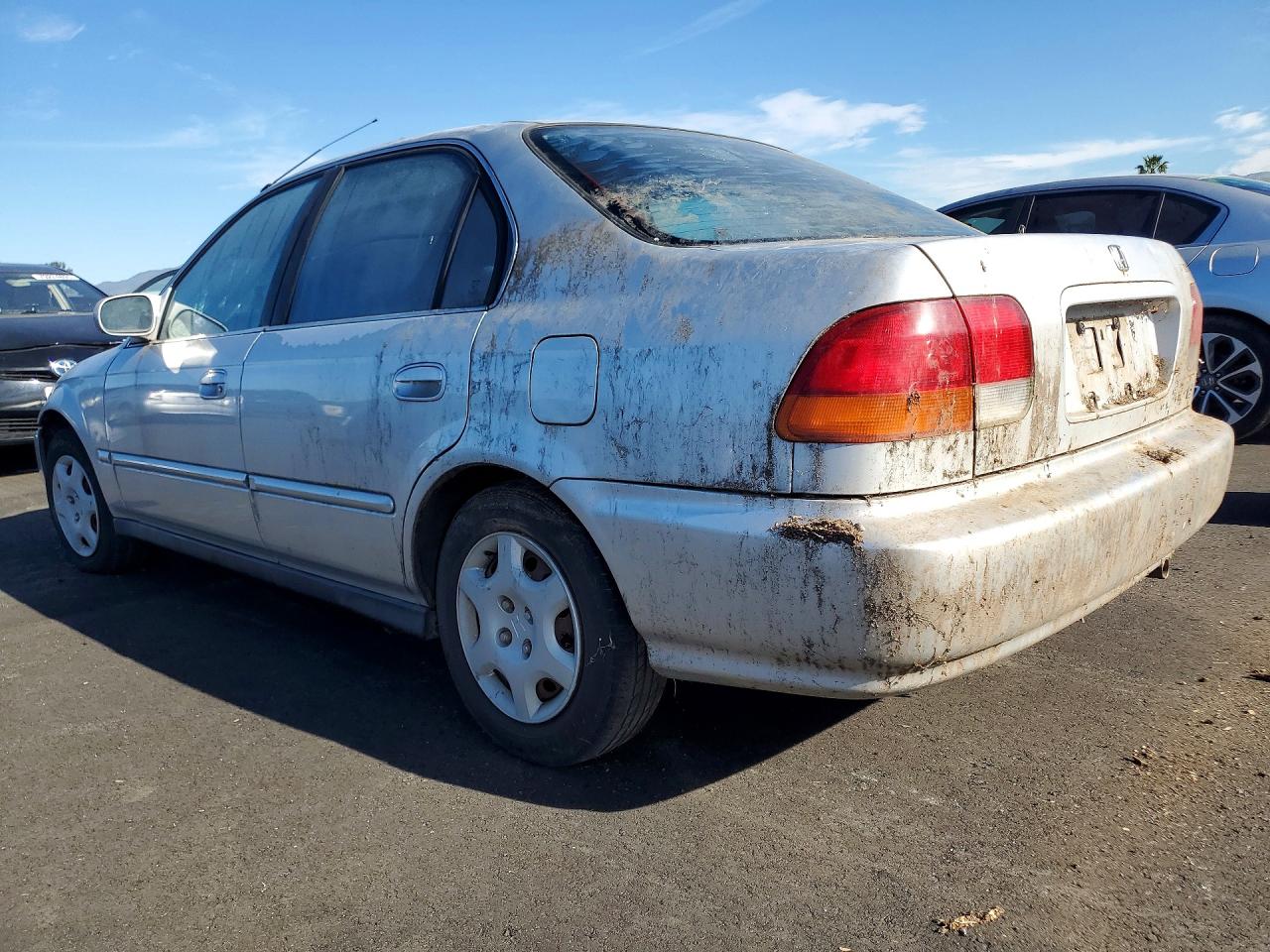 1998 Honda Civic Ex Silver vin: 2HGEJ8642WH510349
