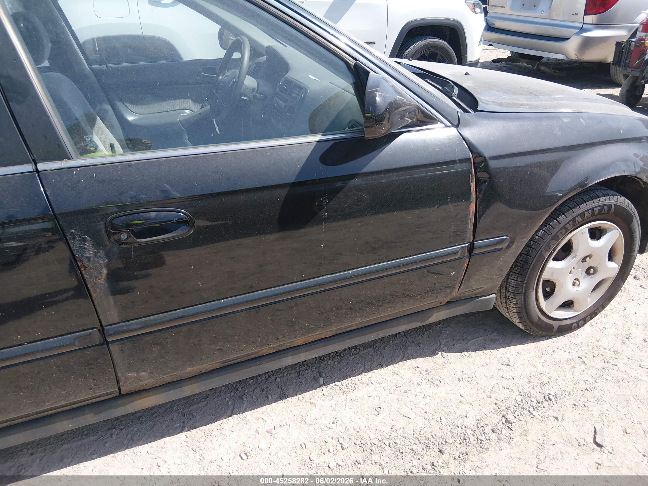 1998 Honda Civic Ex Black vin: 2HGEJ8644WH500664