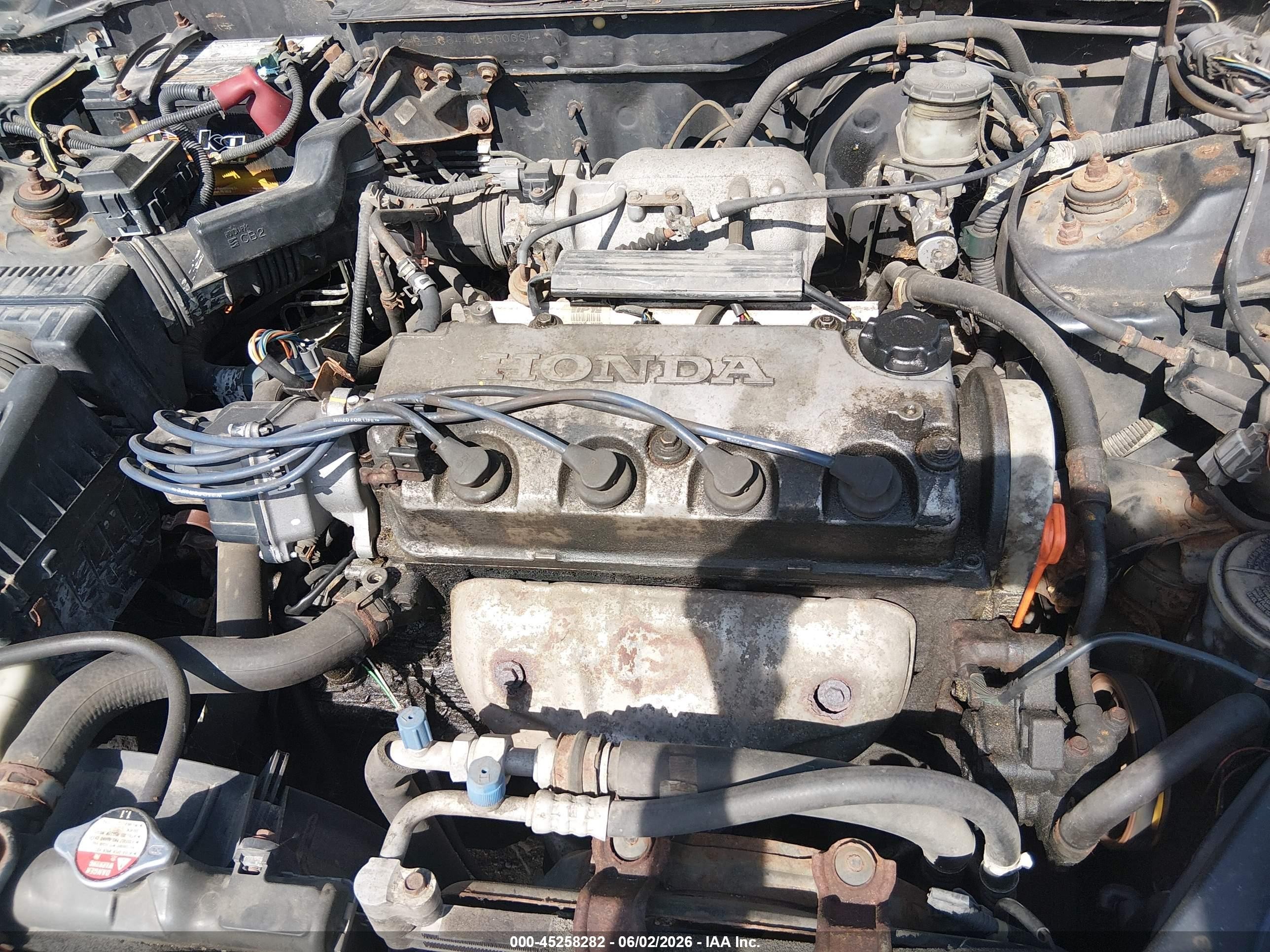 1998 Honda Civic Ex Black vin: 2HGEJ8644WH500664