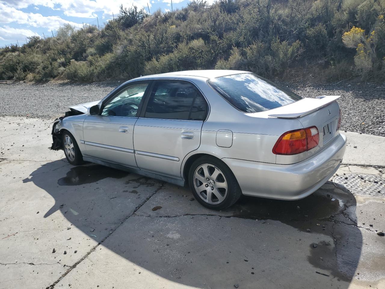 1999 Honda Civic Ex Silver vin: 2HGEJ8644XH564009
