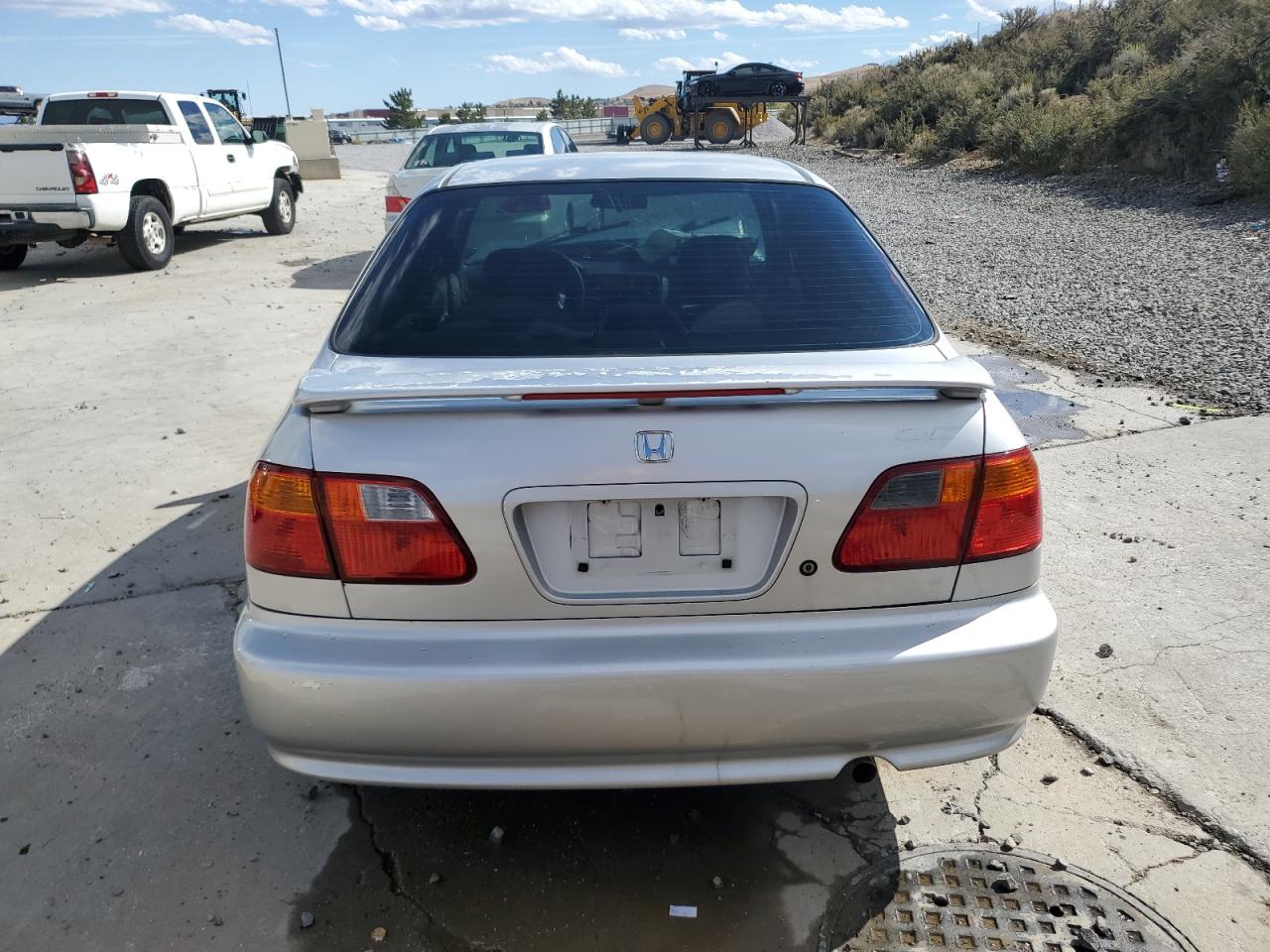 1999 Honda Civic Ex Silver vin: 2HGEJ8644XH564009