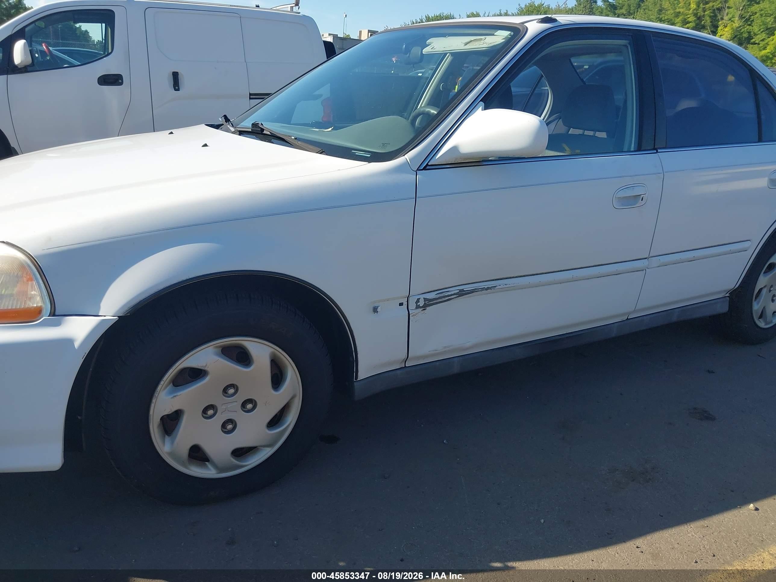 1997 Honda Civic Ex White vin: 2HGEJ8645VH523384