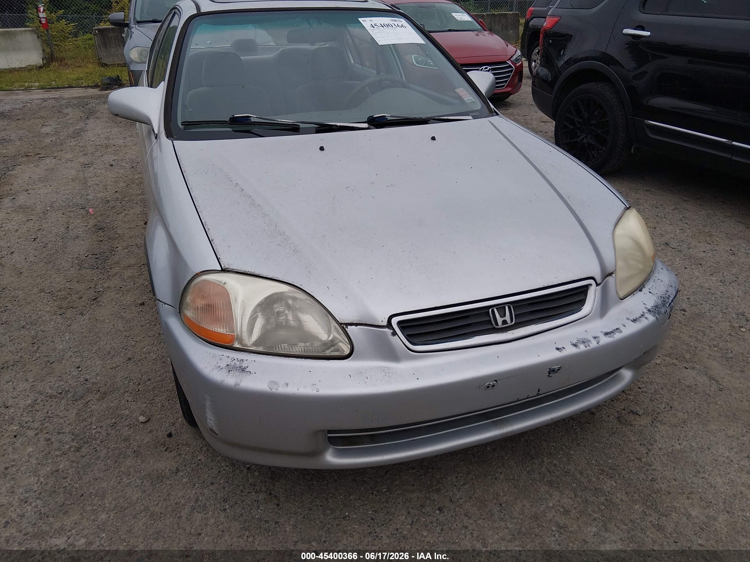 1998 Honda Civic Ex Silver vin: 2HGEJ8645WH570772