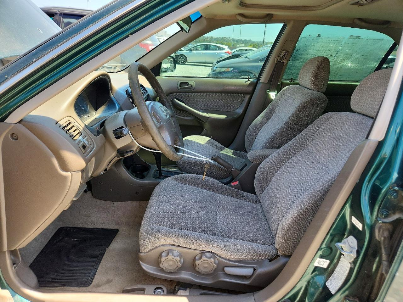 1999 Honda Civic Ex Green vin: 2HGEJ8646XH530895