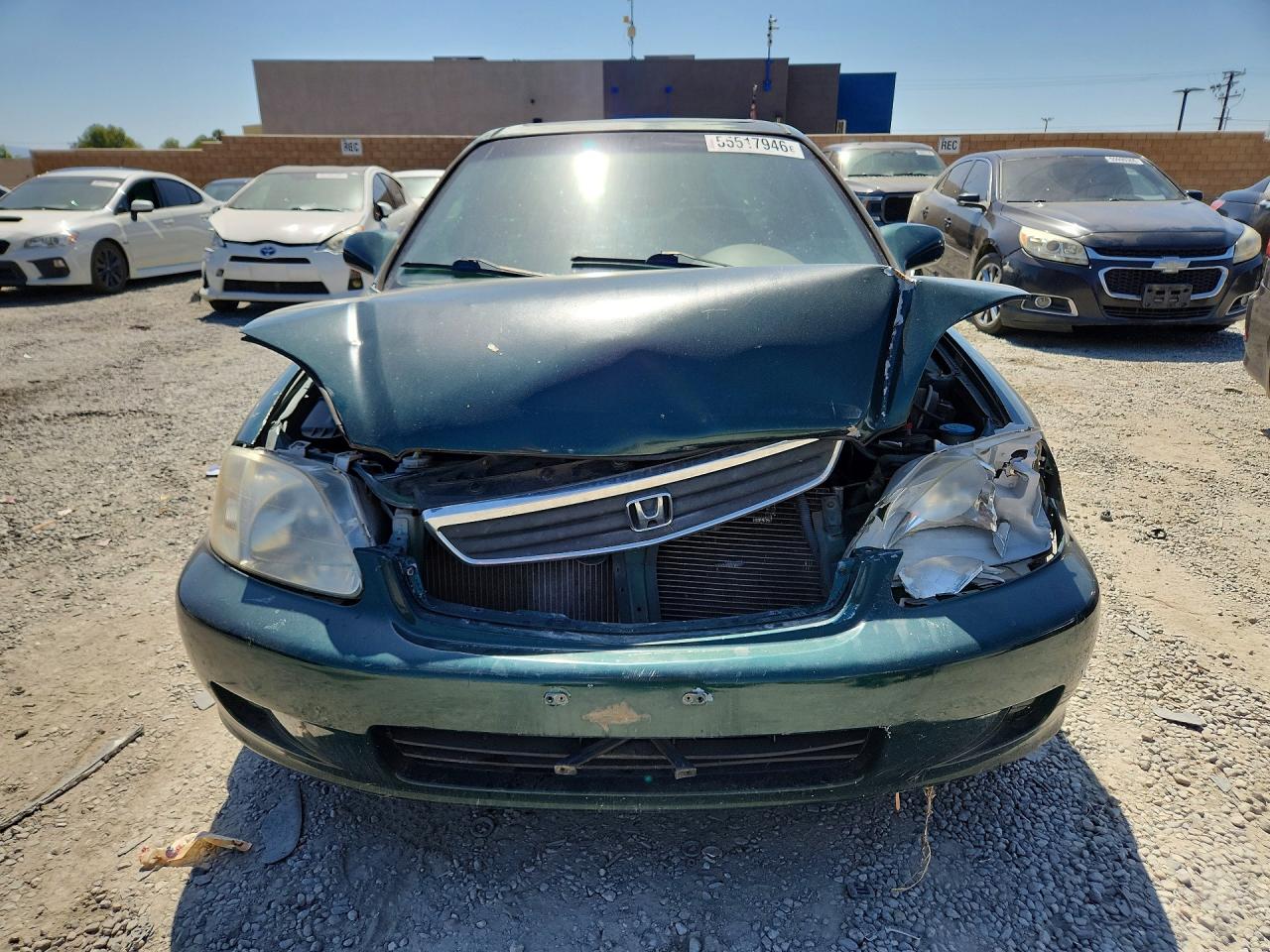 1999 Honda Civic Ex Green vin: 2HGEJ8646XH530895