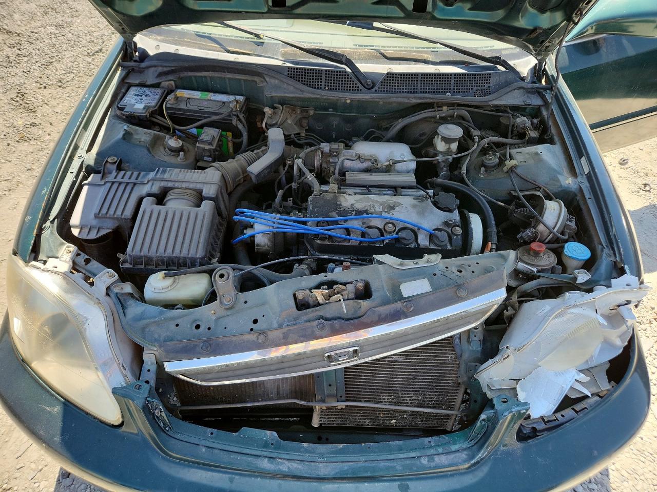 1999 Honda Civic Ex Green vin: 2HGEJ8646XH530895