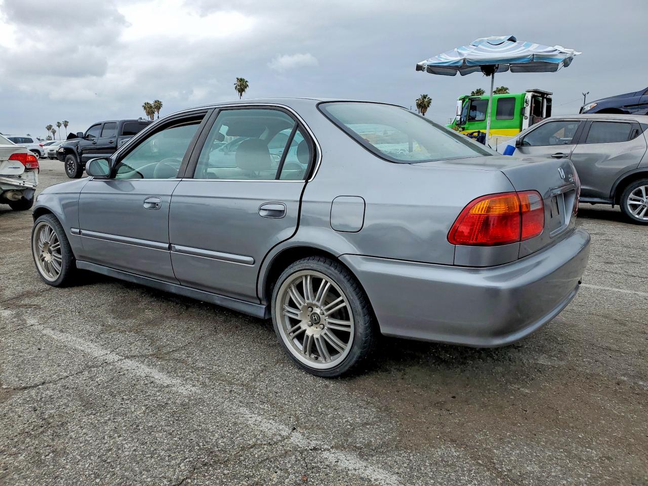 2000 Honda Civic Ex Серый vin: 2HGEJ8647YH546458