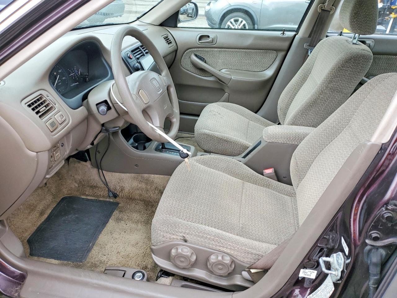 2000 Honda Civic Ex Серый vin: 2HGEJ8647YH546458