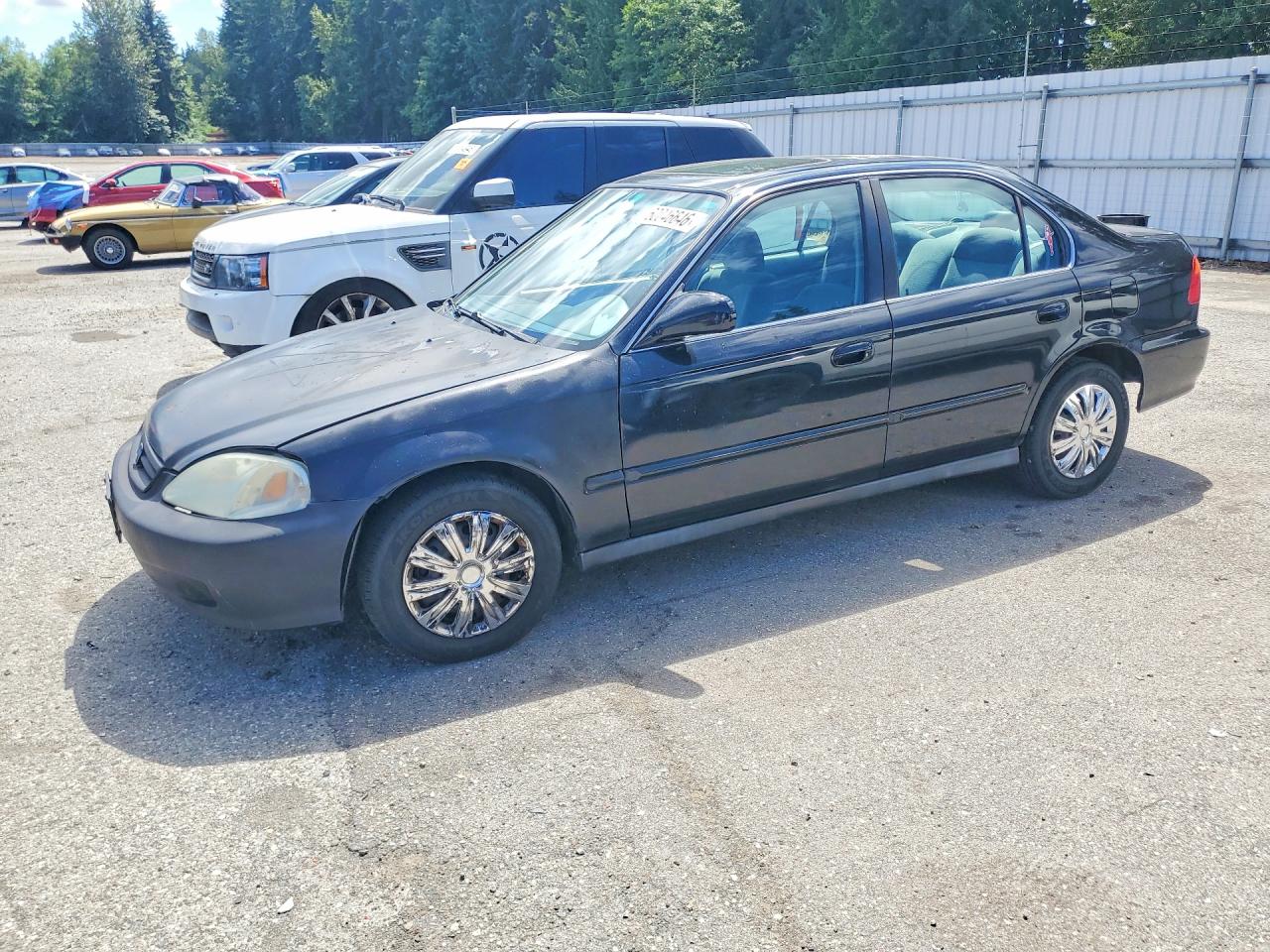 2000 Honda Civic Ex Черный vin: 2HGEJ8647YH599130