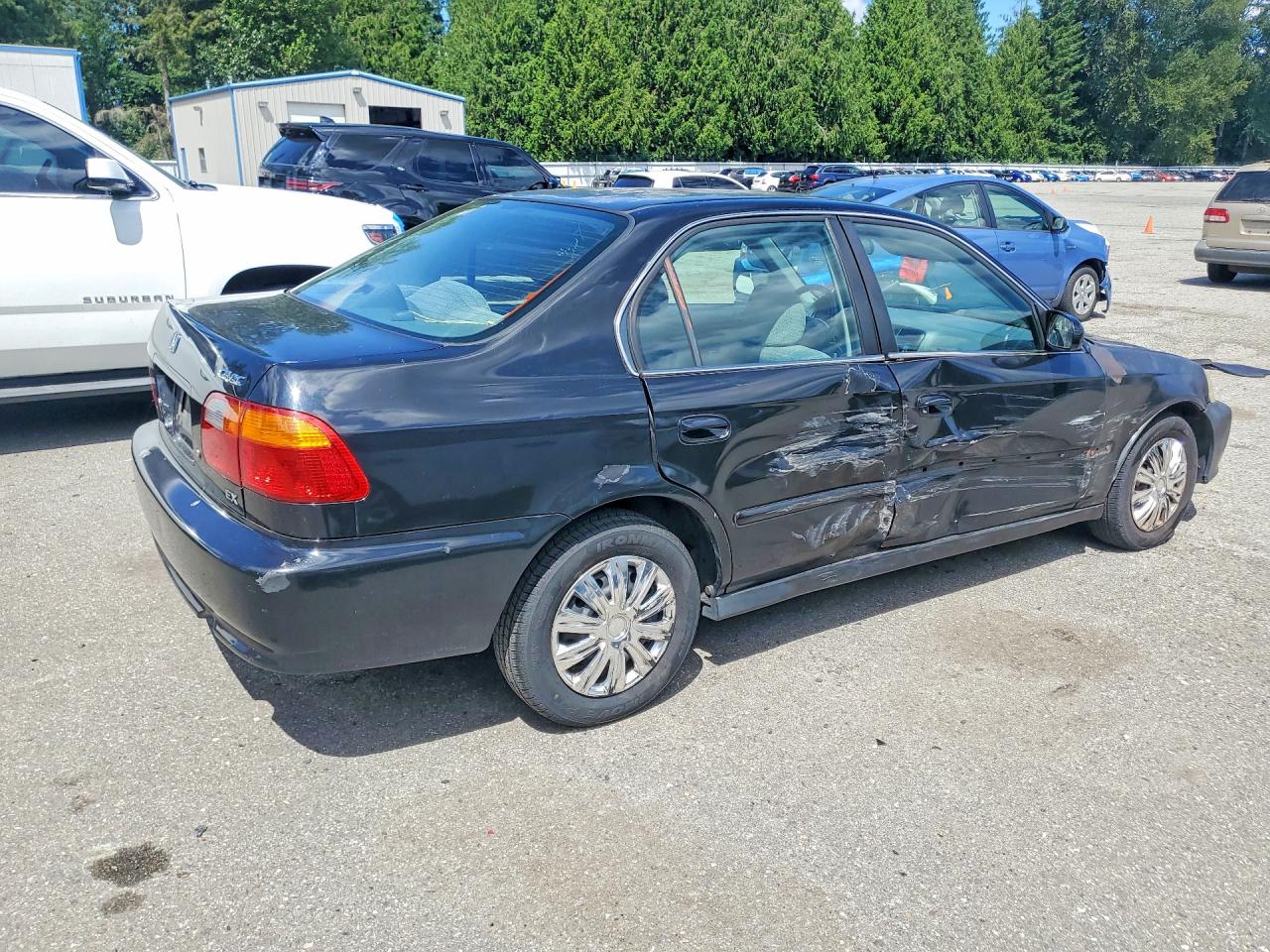 2000 Honda Civic Ex Черный vin: 2HGEJ8647YH599130