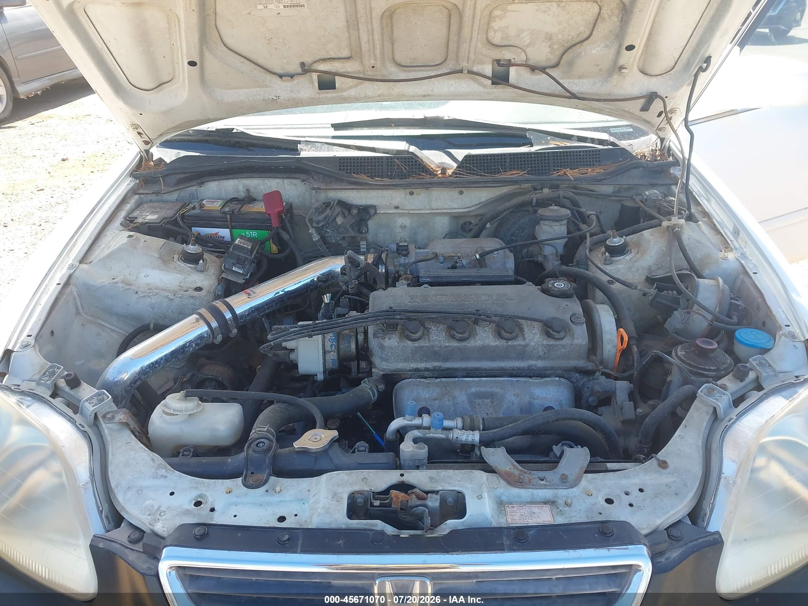 1998 Honda Civic Ex White vin: 2HGEJ8648WH527429