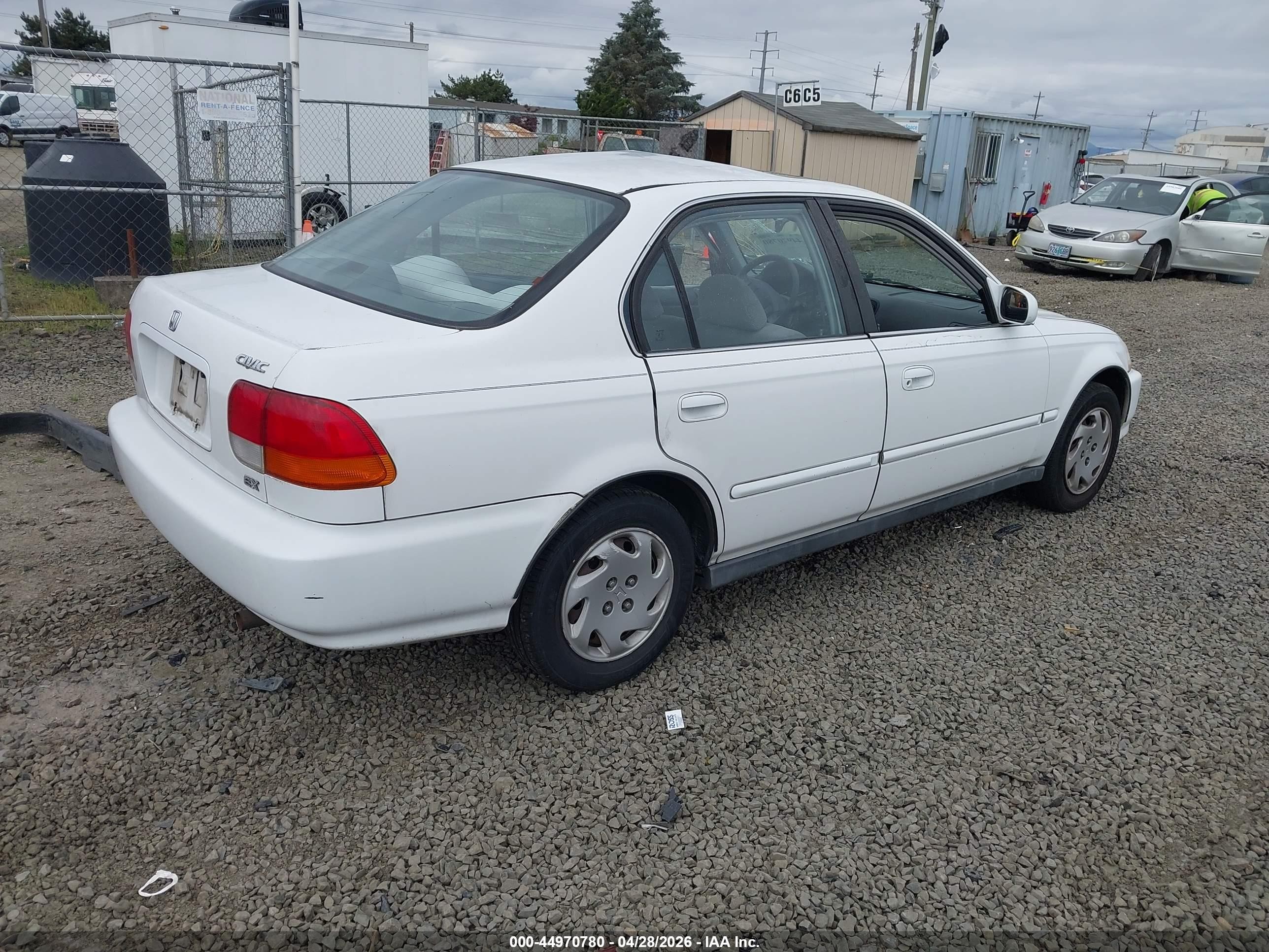 1997 Honda Civic Ex Белый vin: 2HGEJ8649VH525039