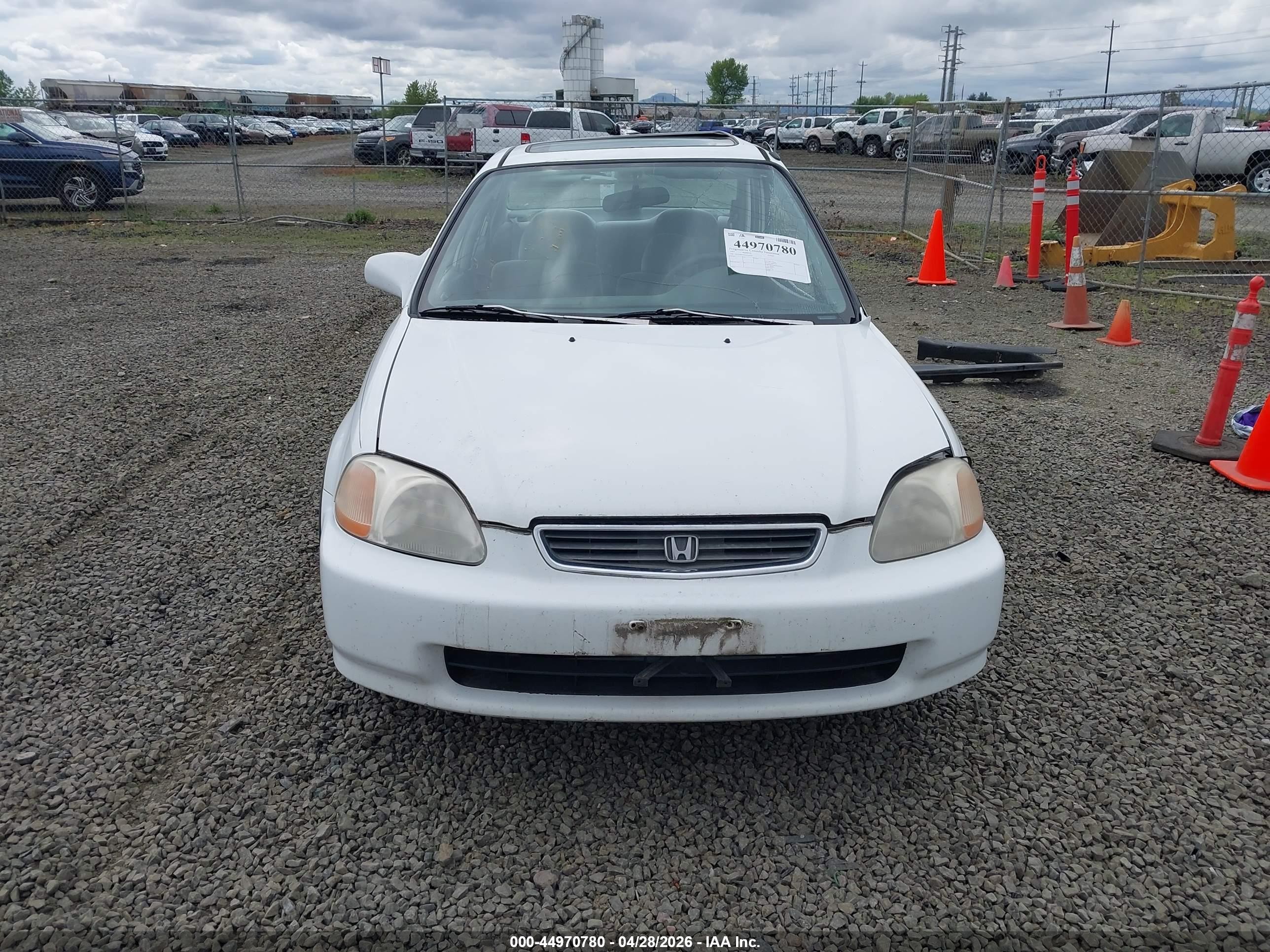 1997 Honda Civic Ex Белый vin: 2HGEJ8649VH525039