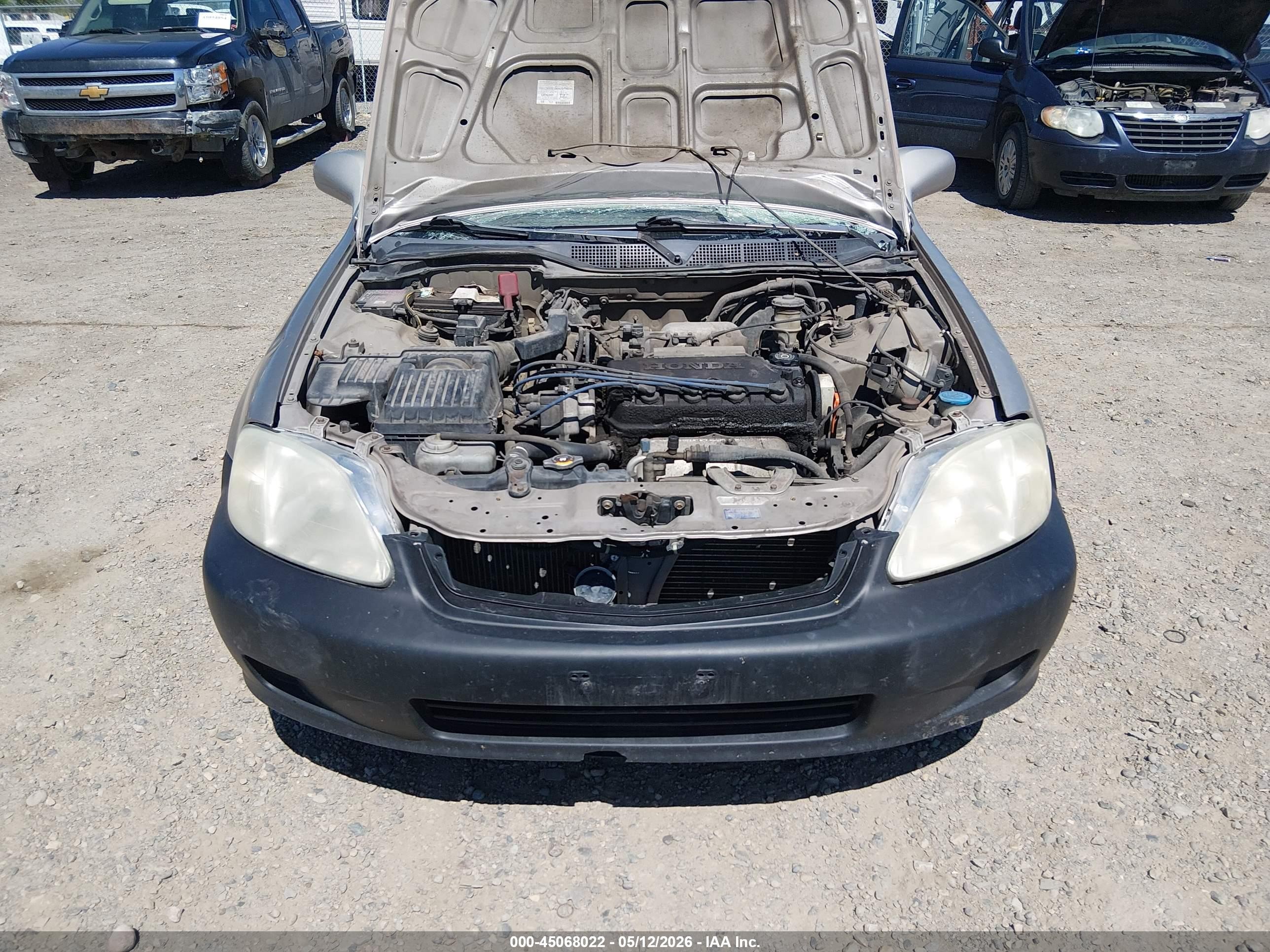2000 Honda Civic Ex Золотой vin: 2HGEJ864XYH509582