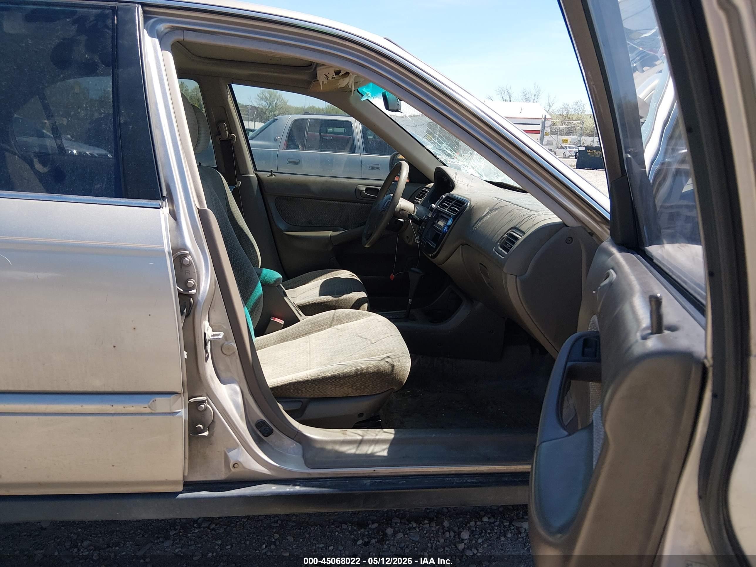 2000 Honda Civic Ex Золотой vin: 2HGEJ864XYH509582