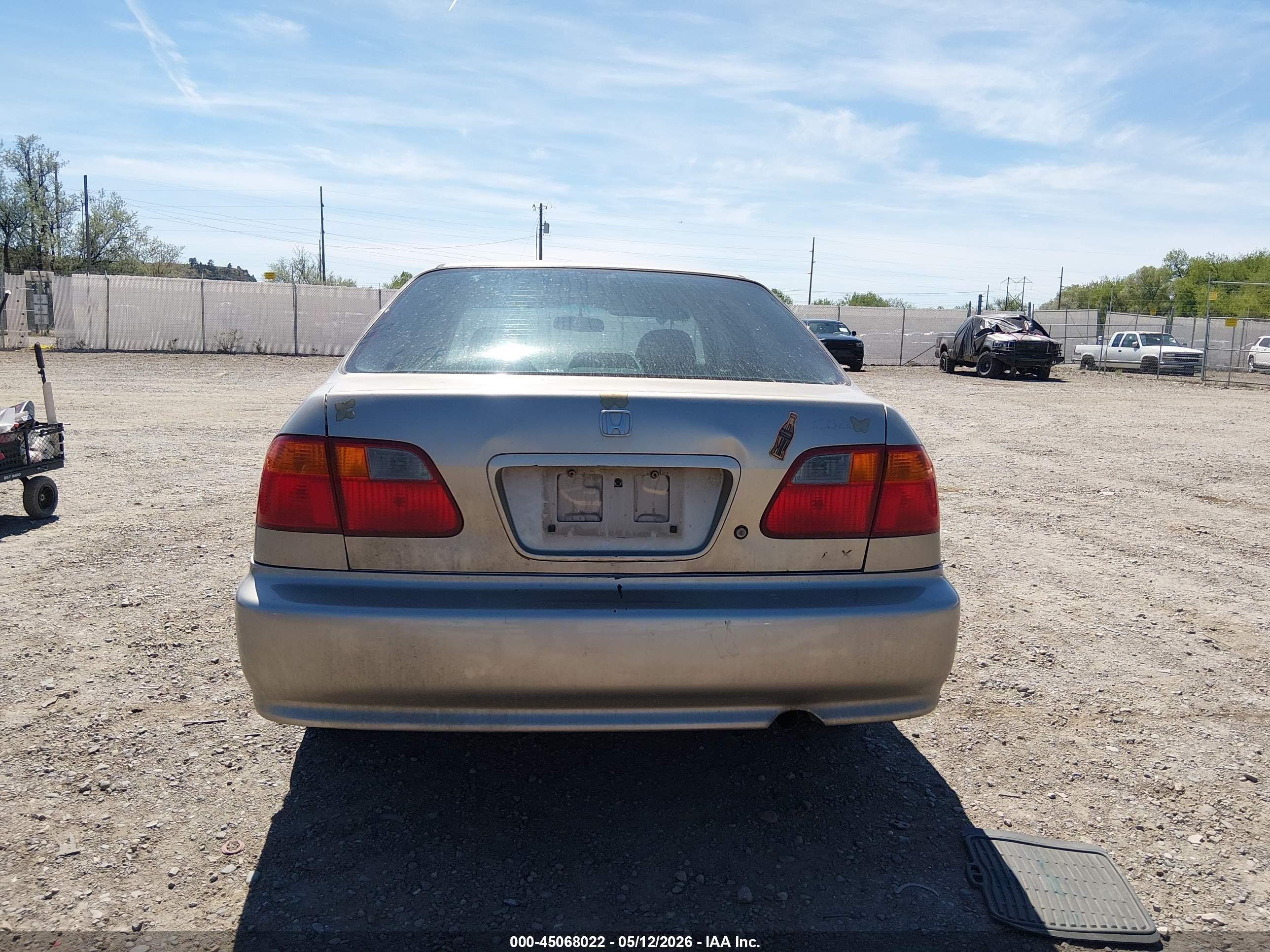 2000 Honda Civic Ex Золотой vin: 2HGEJ864XYH509582