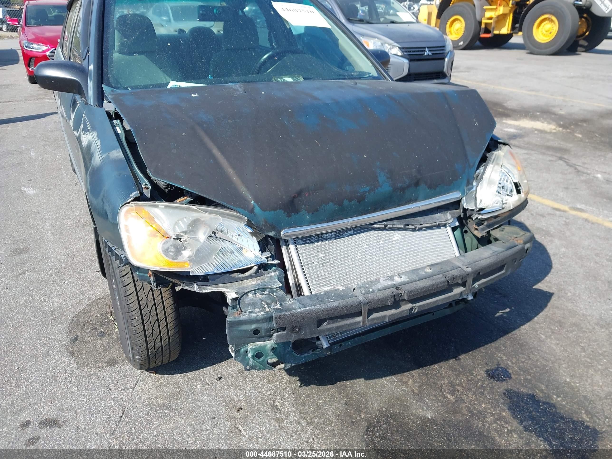 2002 Honda Civic Dx Зеленый vin: 2HGES15102H602288