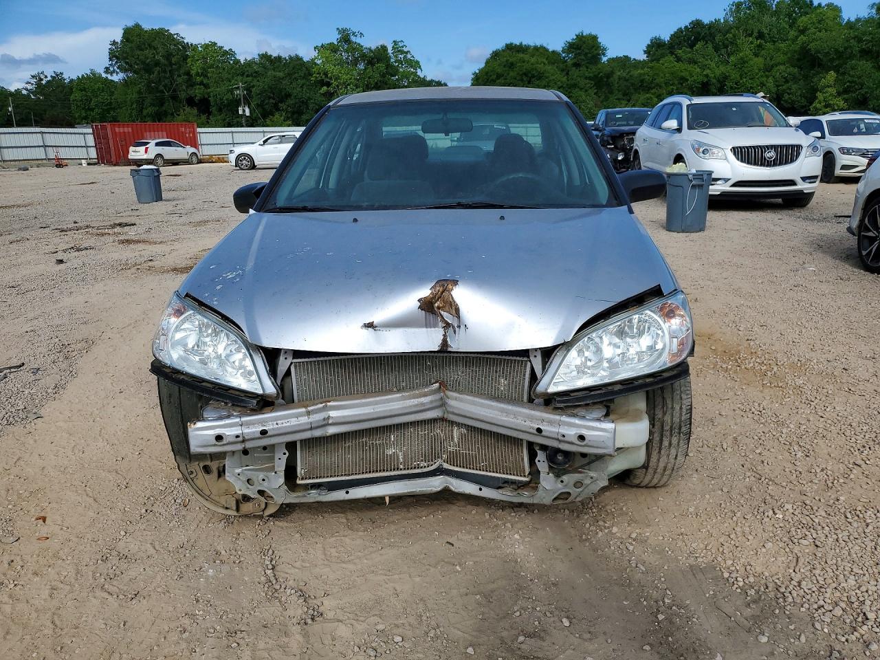 2005 Honda Civic Dx Silver vin: 2HGES15115H596845