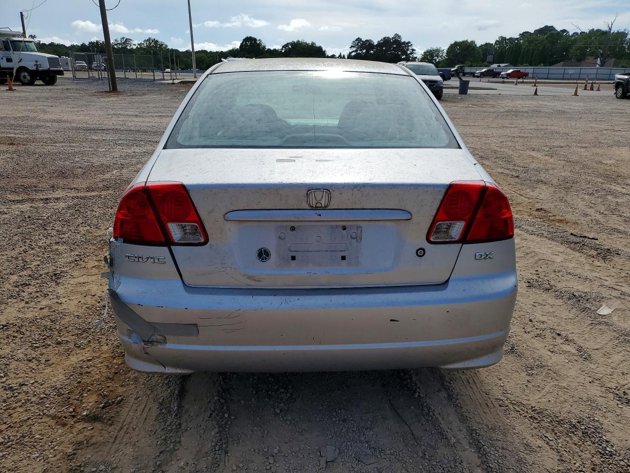 2005 Honda Civic Dx Silver vin: 2HGES15115H596845