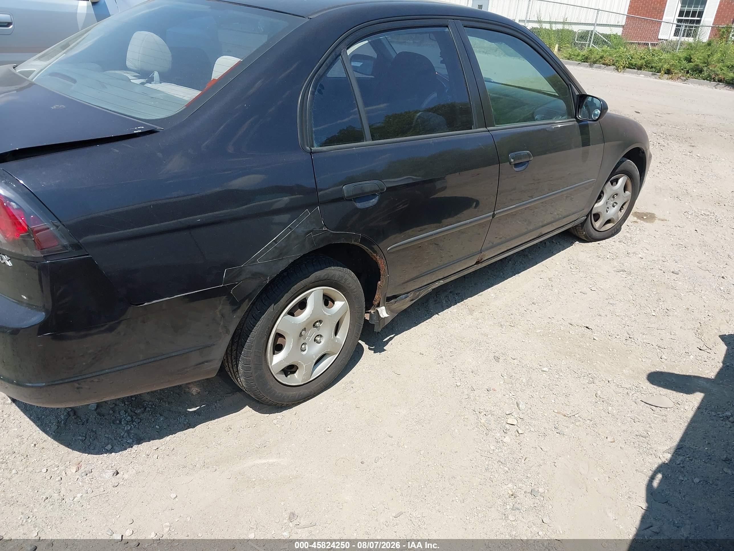 2003 Honda Civic Dx Черный vin: 2HGES15133H562175
