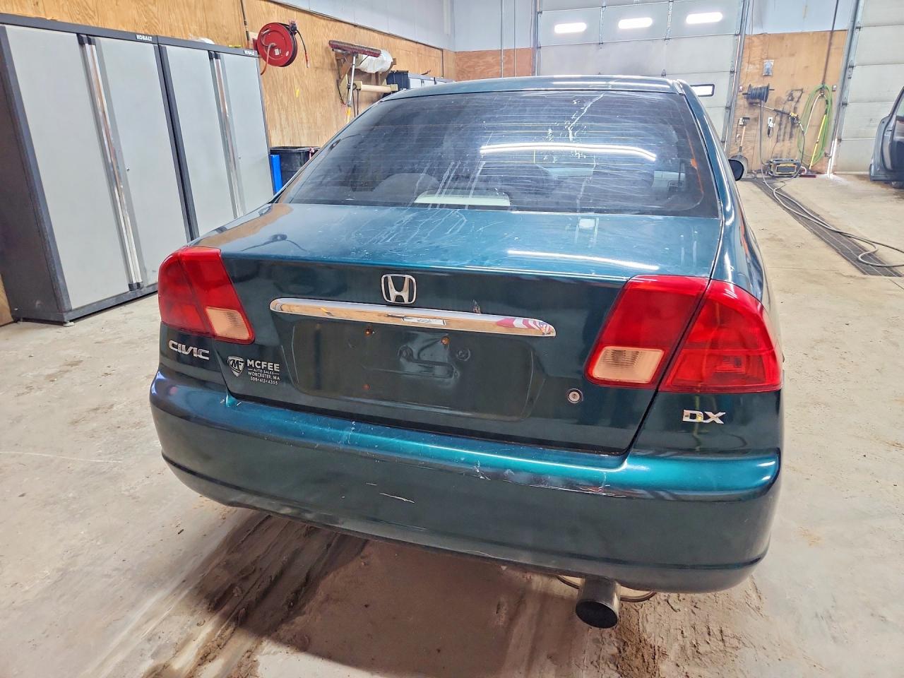 2002 Honda Civic Dx Green vin: 2HGES15142H569361