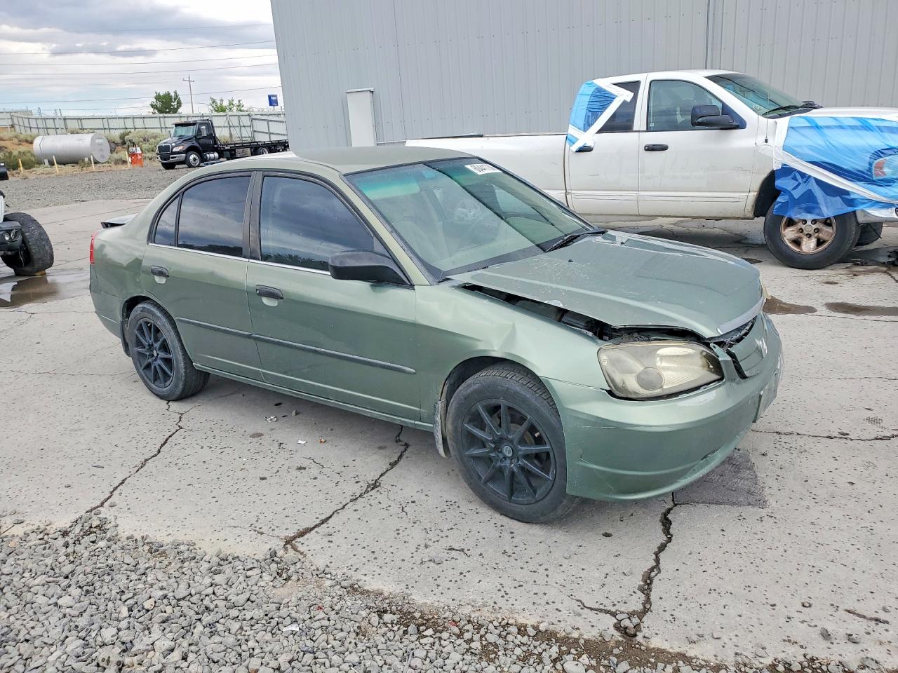 2003 Honda Civic Dx Green vin: 2HGES15153H510532