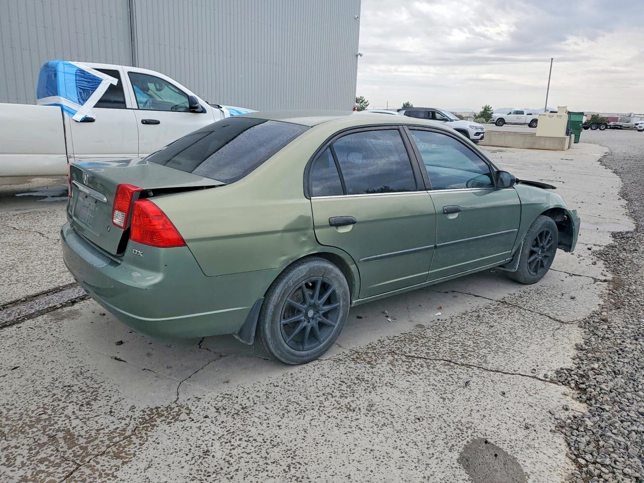 2003 Honda Civic Dx Green vin: 2HGES15153H510532