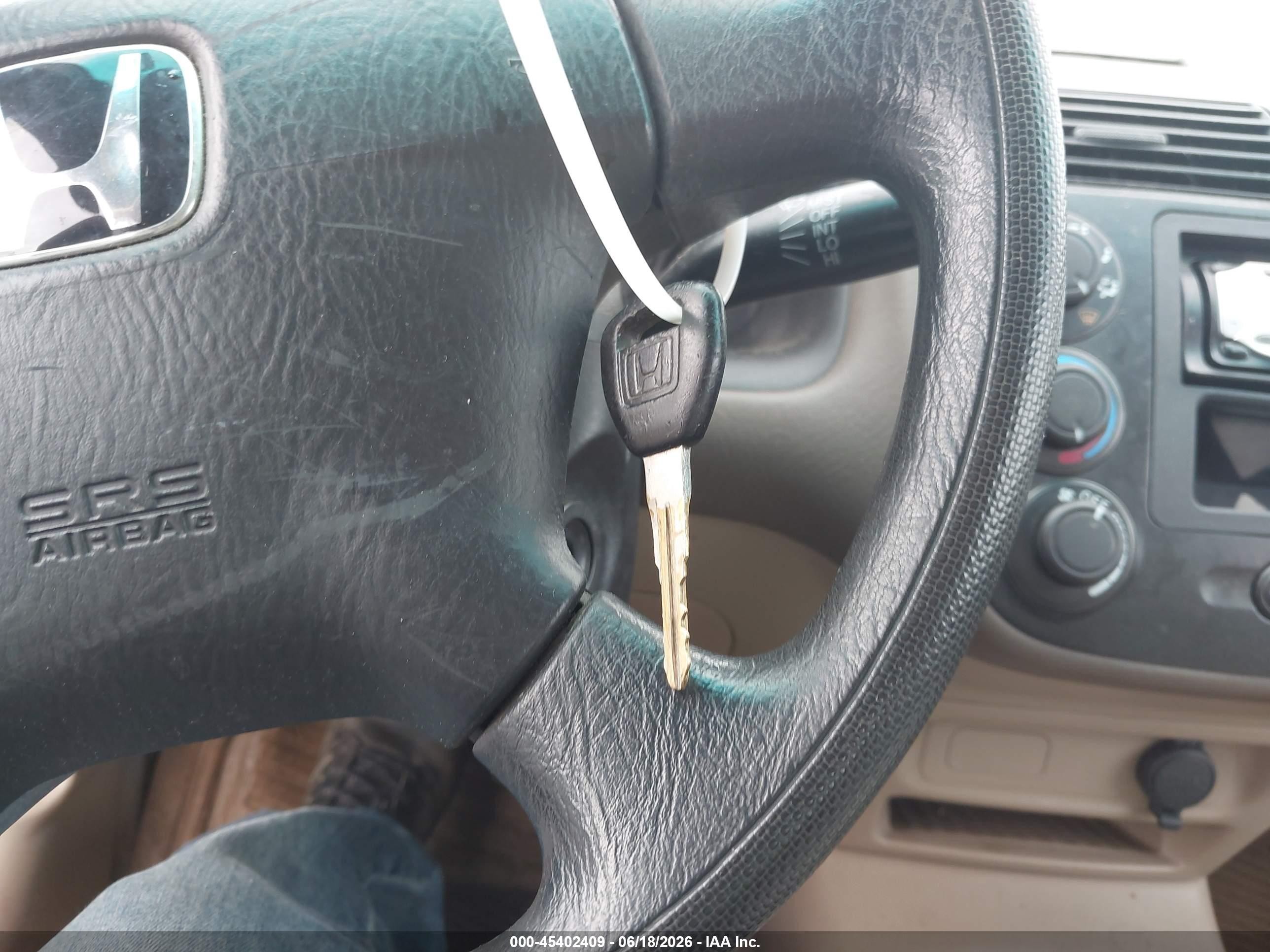 2001 Honda Civic Dx Green vin: 2HGES15231H587244