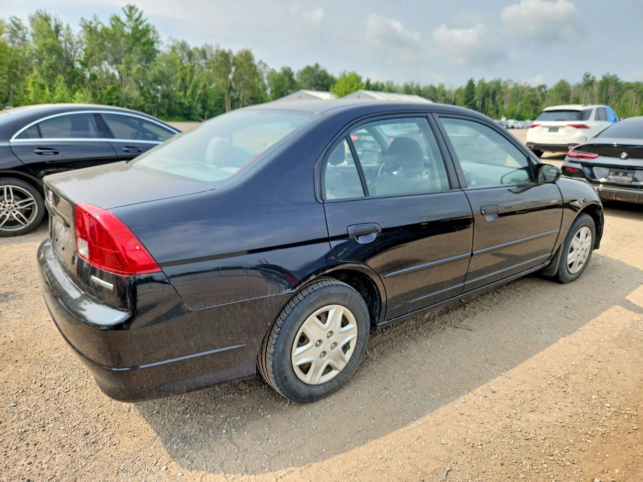 2004 Honda Civic Dx Vp Black vin: 2HGES15374H930456