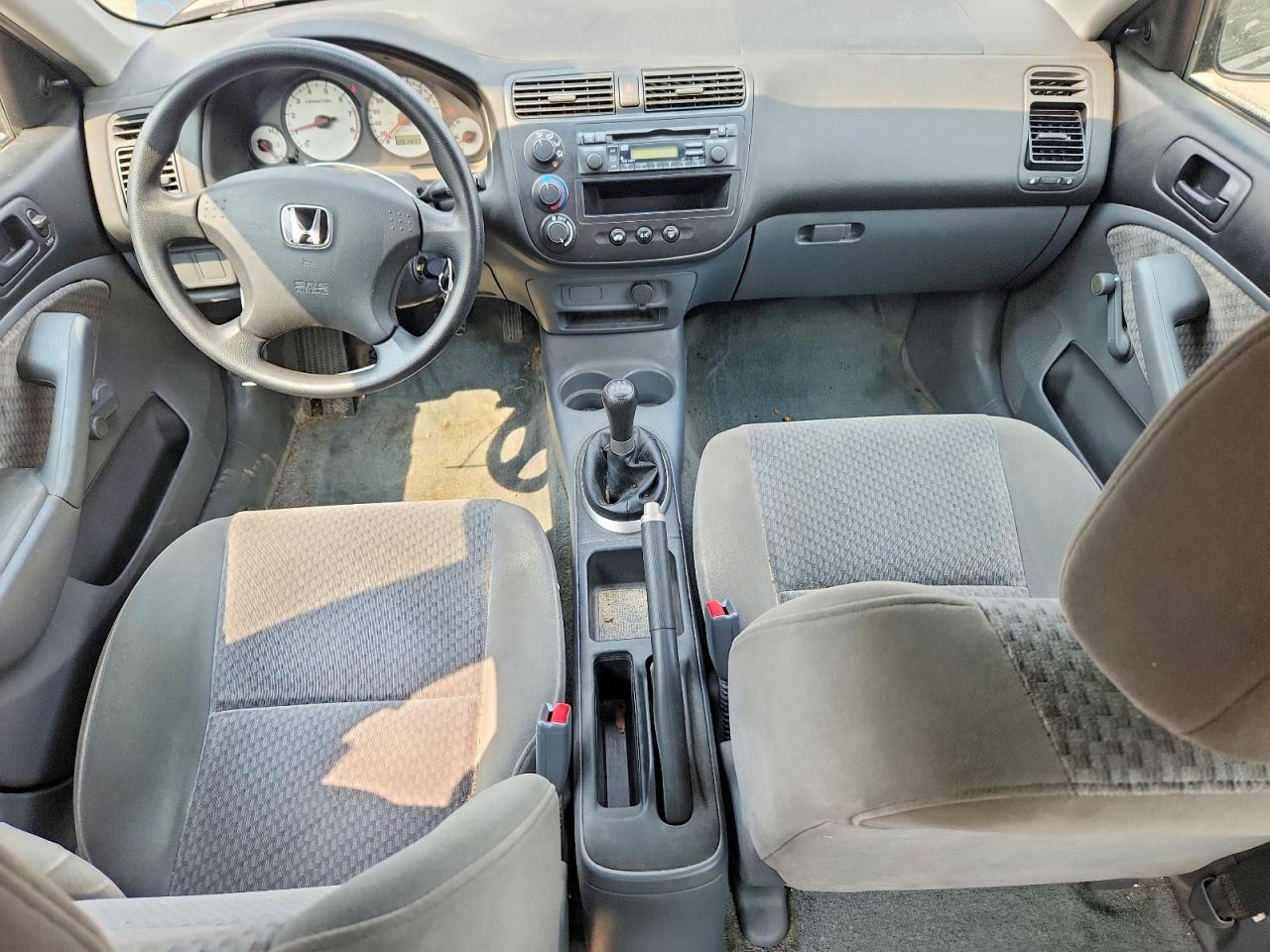 2004 Honda Civic Dx Vp Black vin: 2HGES15374H930456