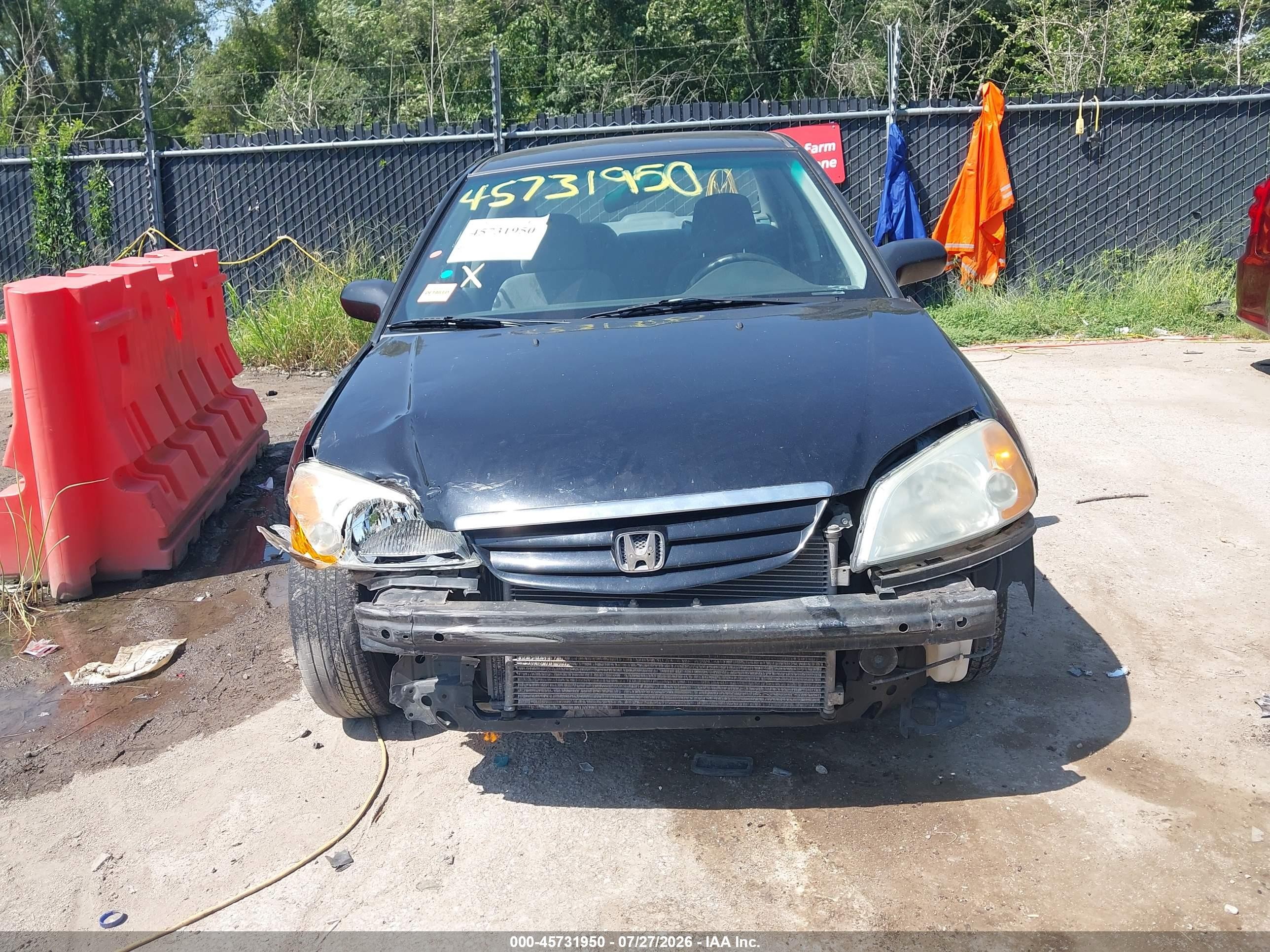 2002 Honda Civic Lx Black vin: 2HGES15502H569716