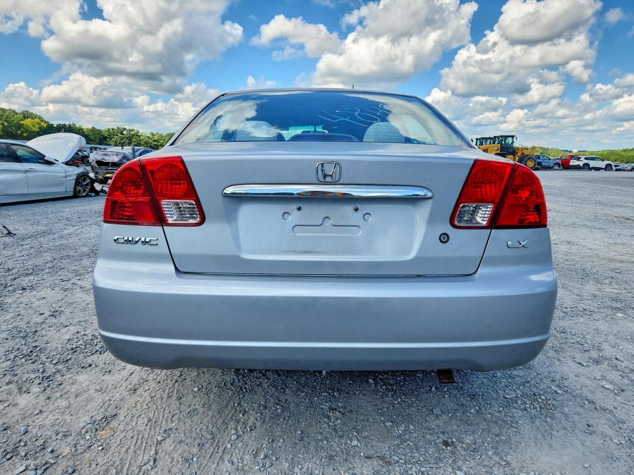 2003 Honda Civic Lx Silver vin: 2HGES15503H578949