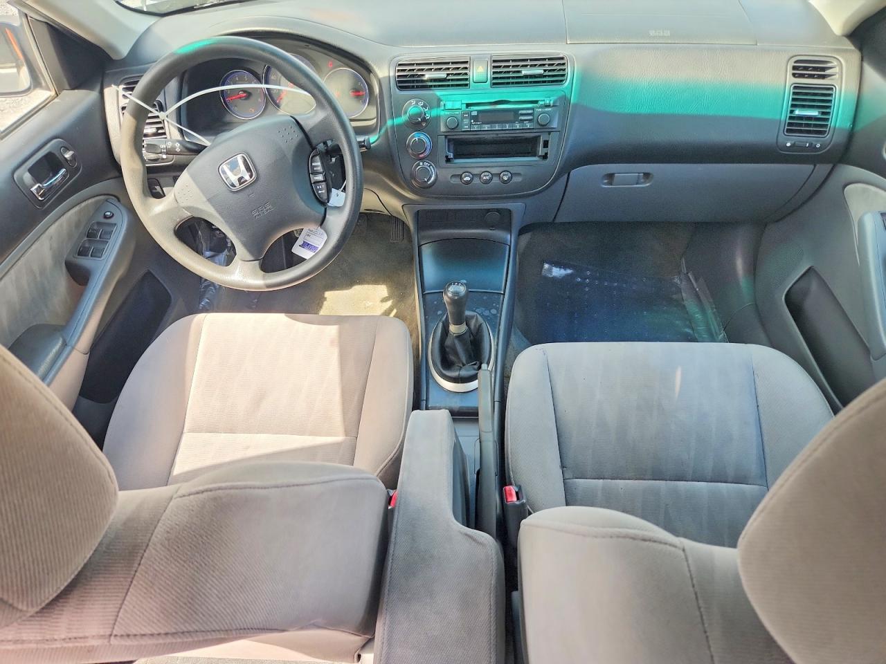 2003 Honda Civic Lx Silver vin: 2HGES15503H578949