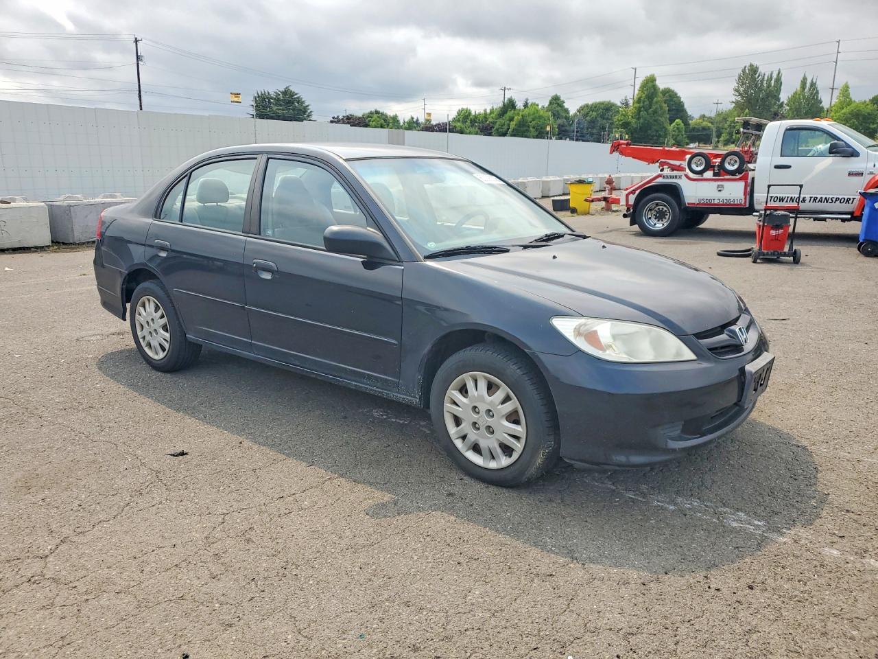 2004 Honda Civic Lx Black vin: 2HGES15504H588365