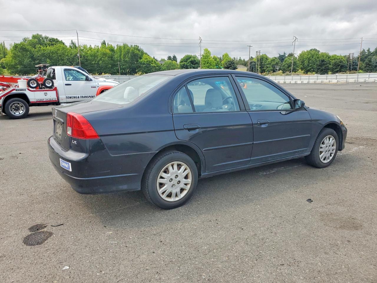 2004 Honda Civic Lx Black vin: 2HGES15504H588365