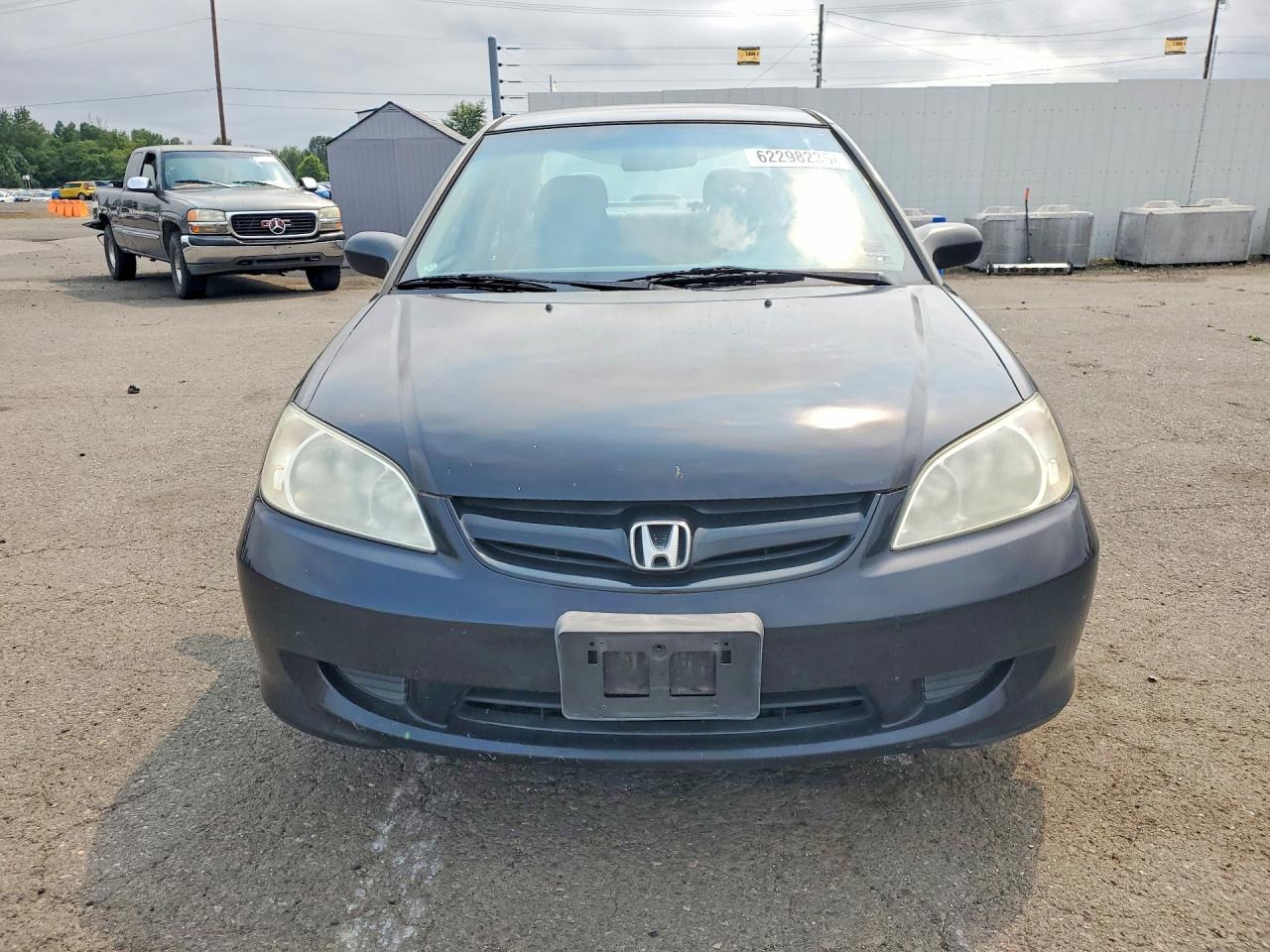 2004 Honda Civic Lx Black vin: 2HGES15504H588365