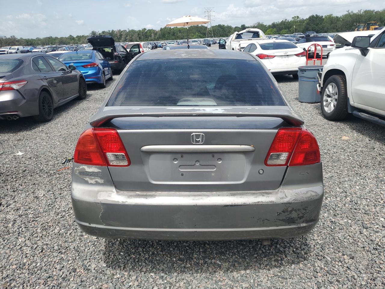 2004 Honda Civic Lx Бежевый vin: 2HGES15514H526831