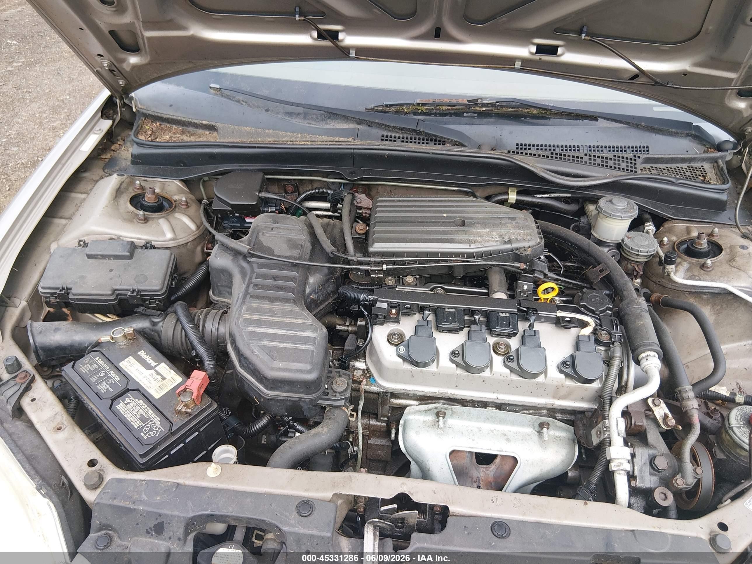 2001 Honda Civic Lx Brown vin: 2HGES15531H506883