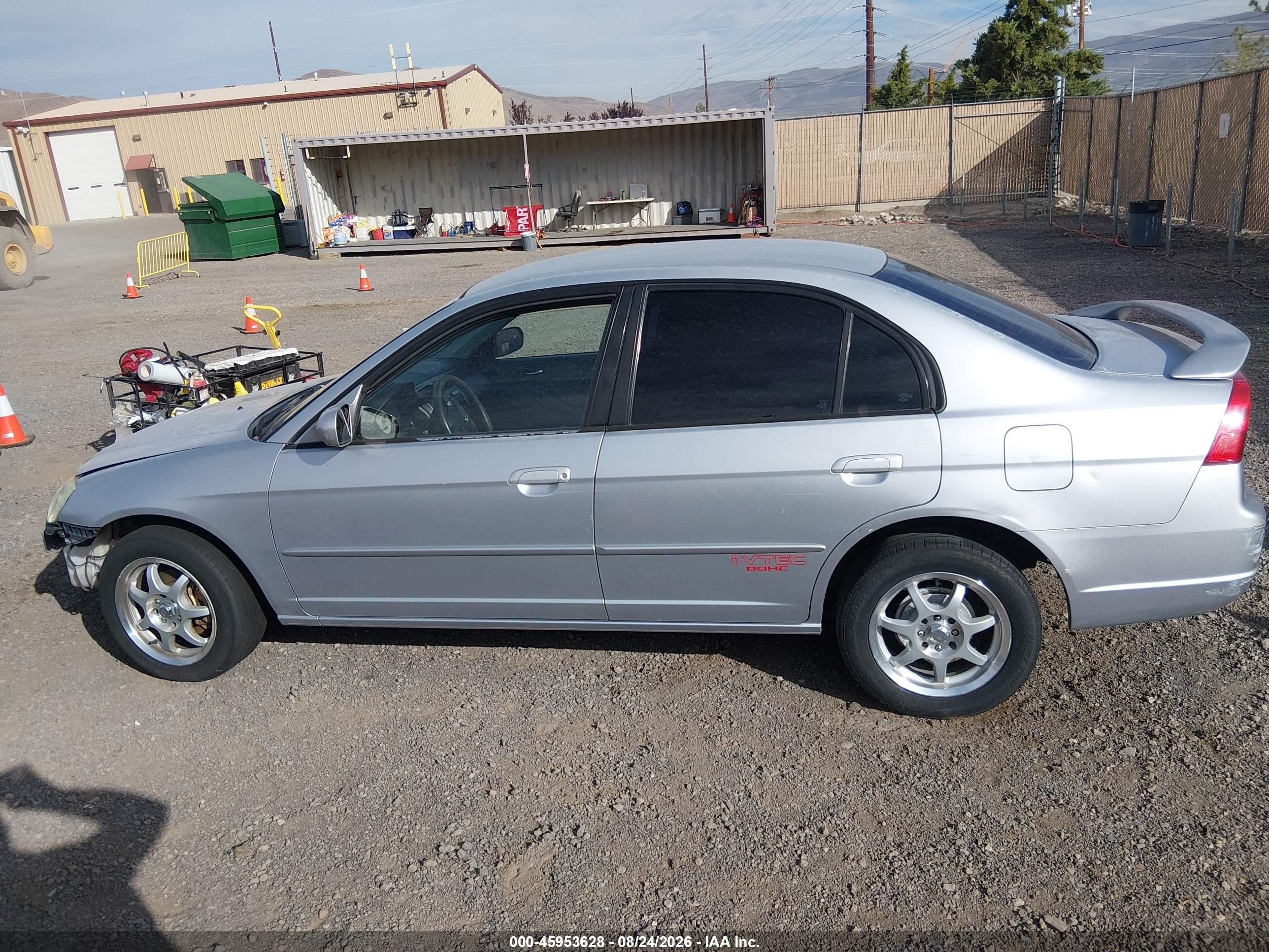 2002 Honda Civic Lx Silver vin: 2HGES15532H612736