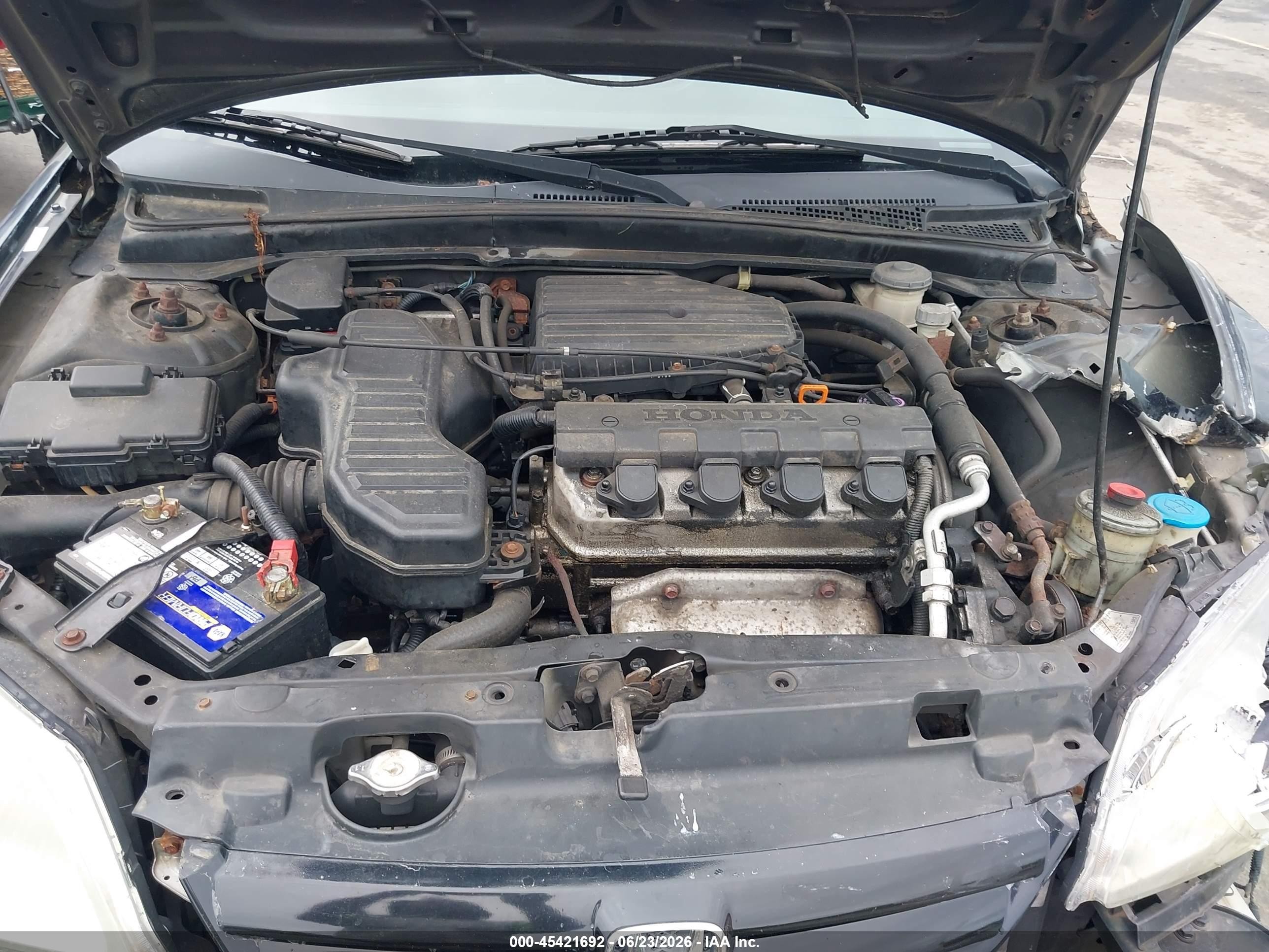2002 Honda Civic Lx Black vin: 2HGES15582H588921