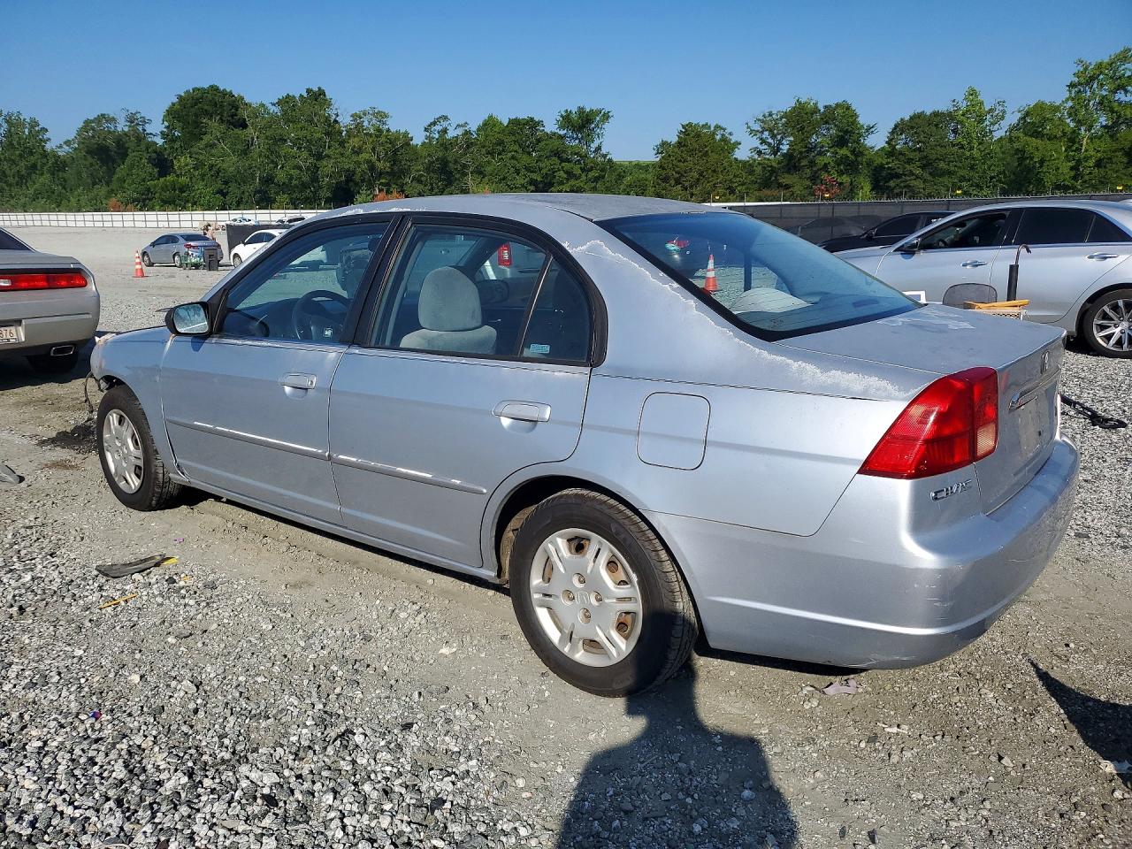 2002 Honda Civic Lx Серебряный vin: 2HGES15582H598221