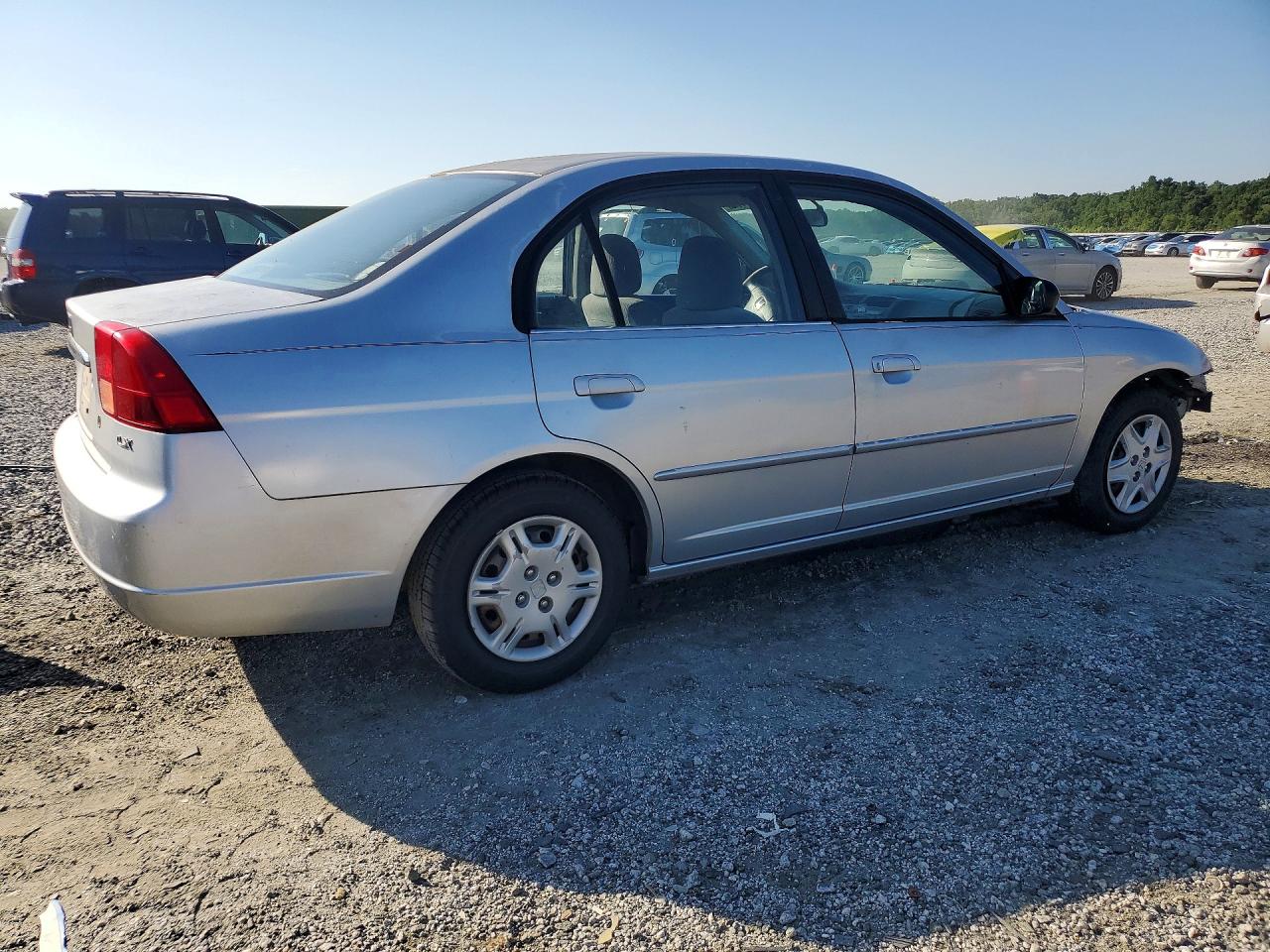2002 Honda Civic Lx Серебряный vin: 2HGES15582H598221