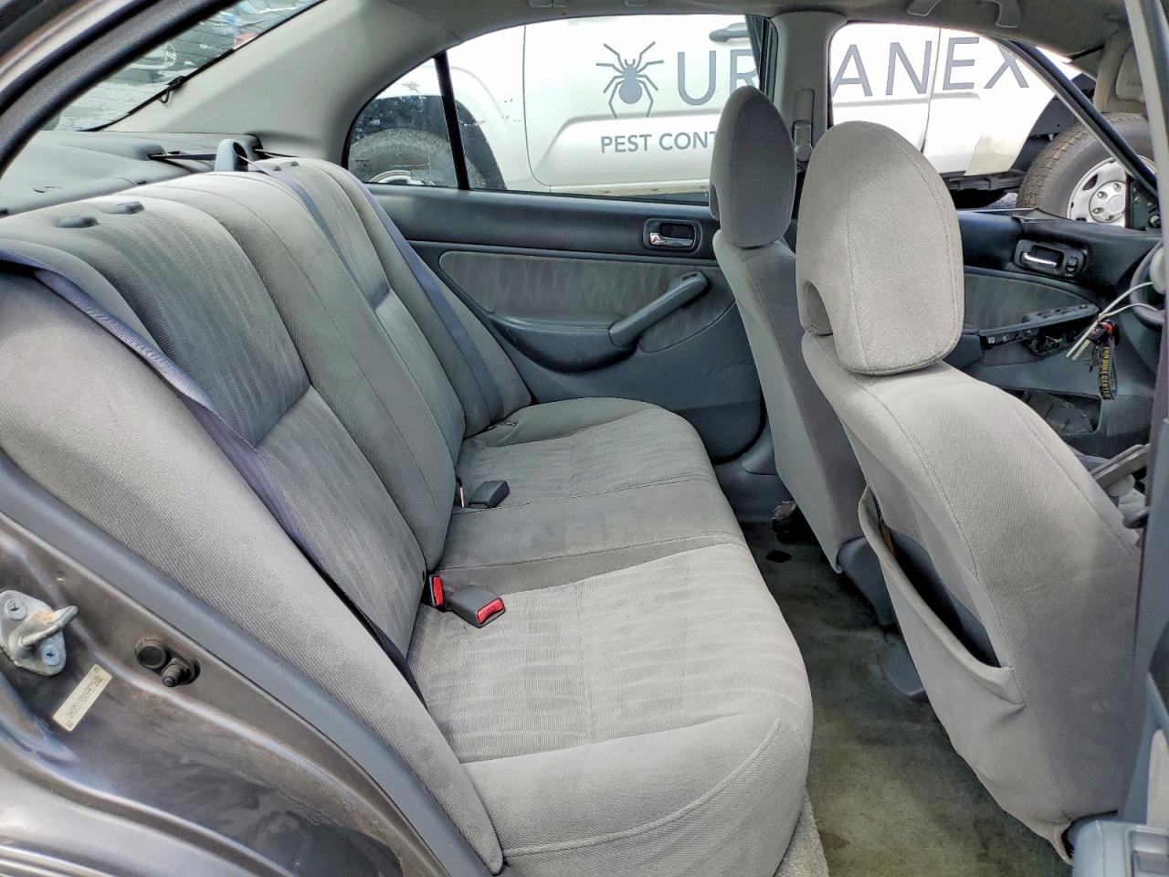2005 Honda Civic Lx Серый vin: 2HGES15585H573632