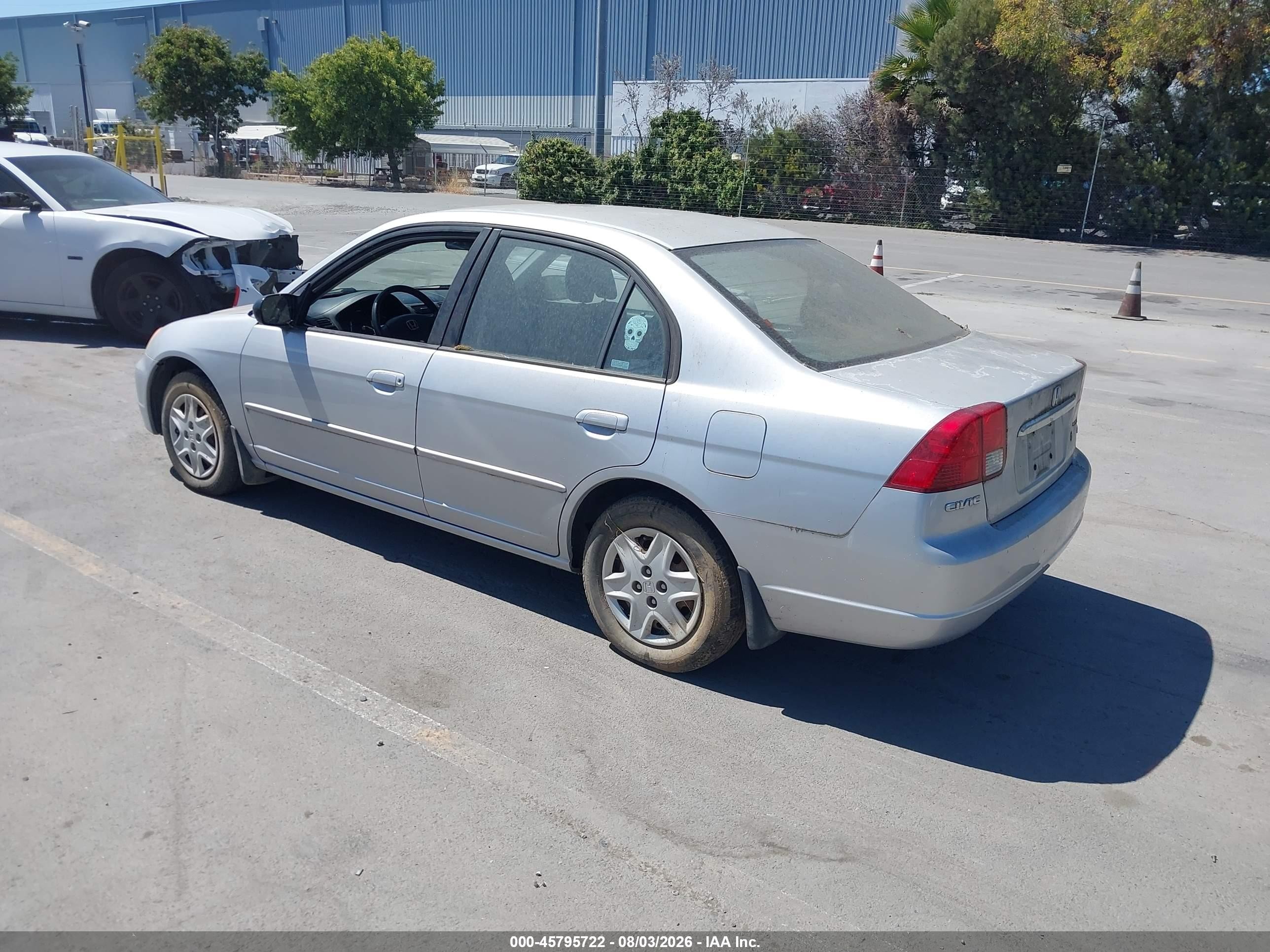 2003 Honda Civic Lx Серебряный vin: 2HGES15593H593014